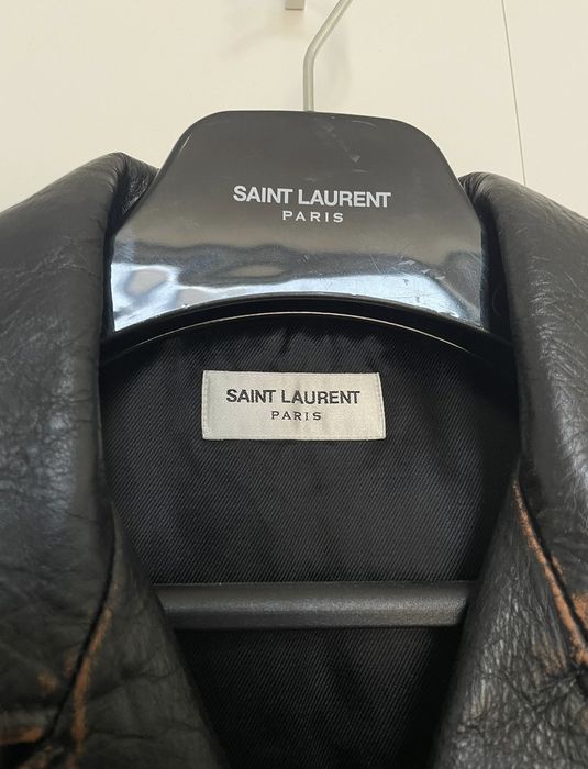Saint Laurent Paris Multi Patch Vintage L01 Calfskin Jacket | Grailed