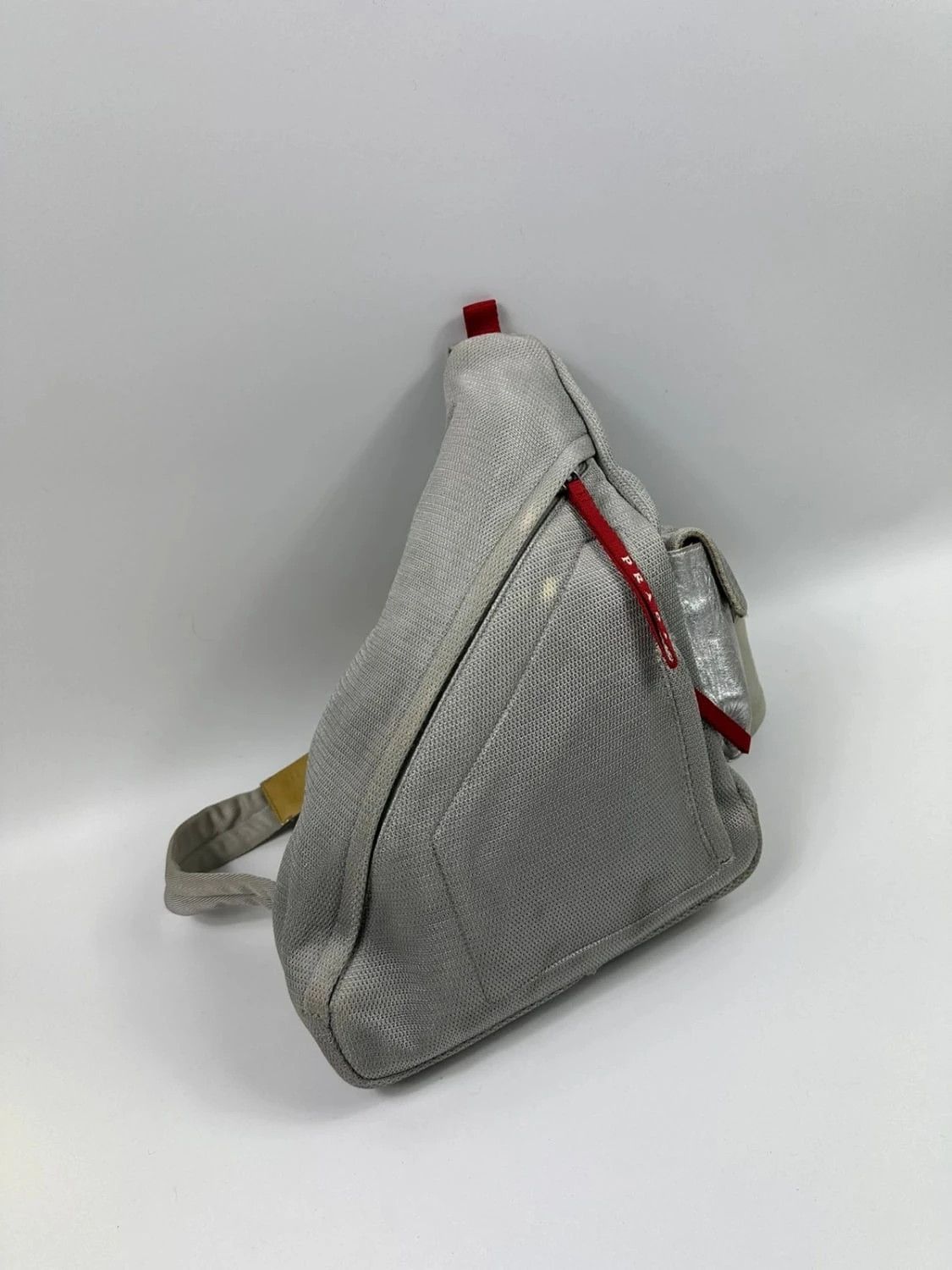 Prada Prada Sport 90’s Sling Bag crossbody grey silver mesh Size ONE SIZE - 2 Thumbnail