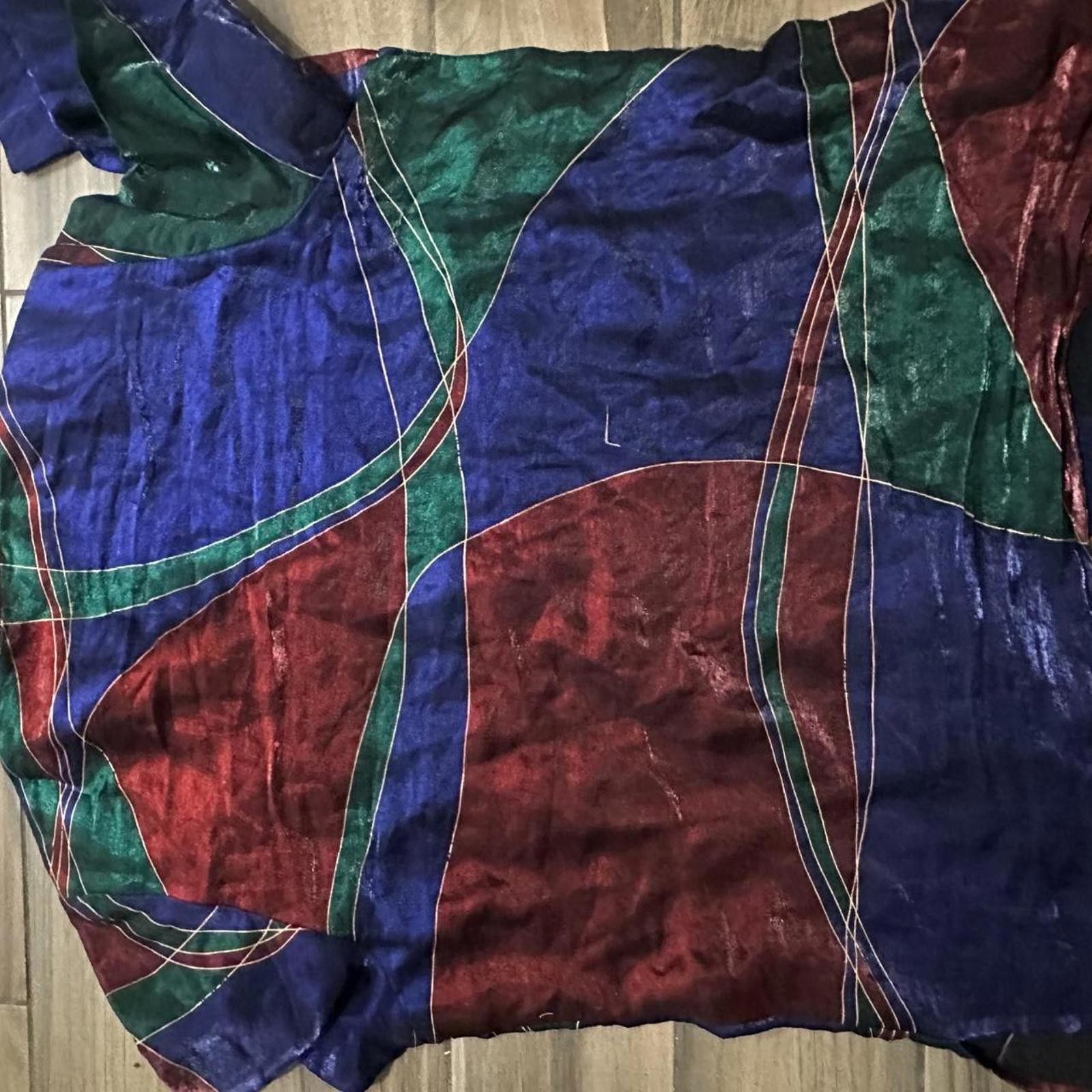 Other vintage 80s/90s blouse with a funky pattern blouse # Size XL / US 12-14 / IT 48-50 - 2 Thumbnail