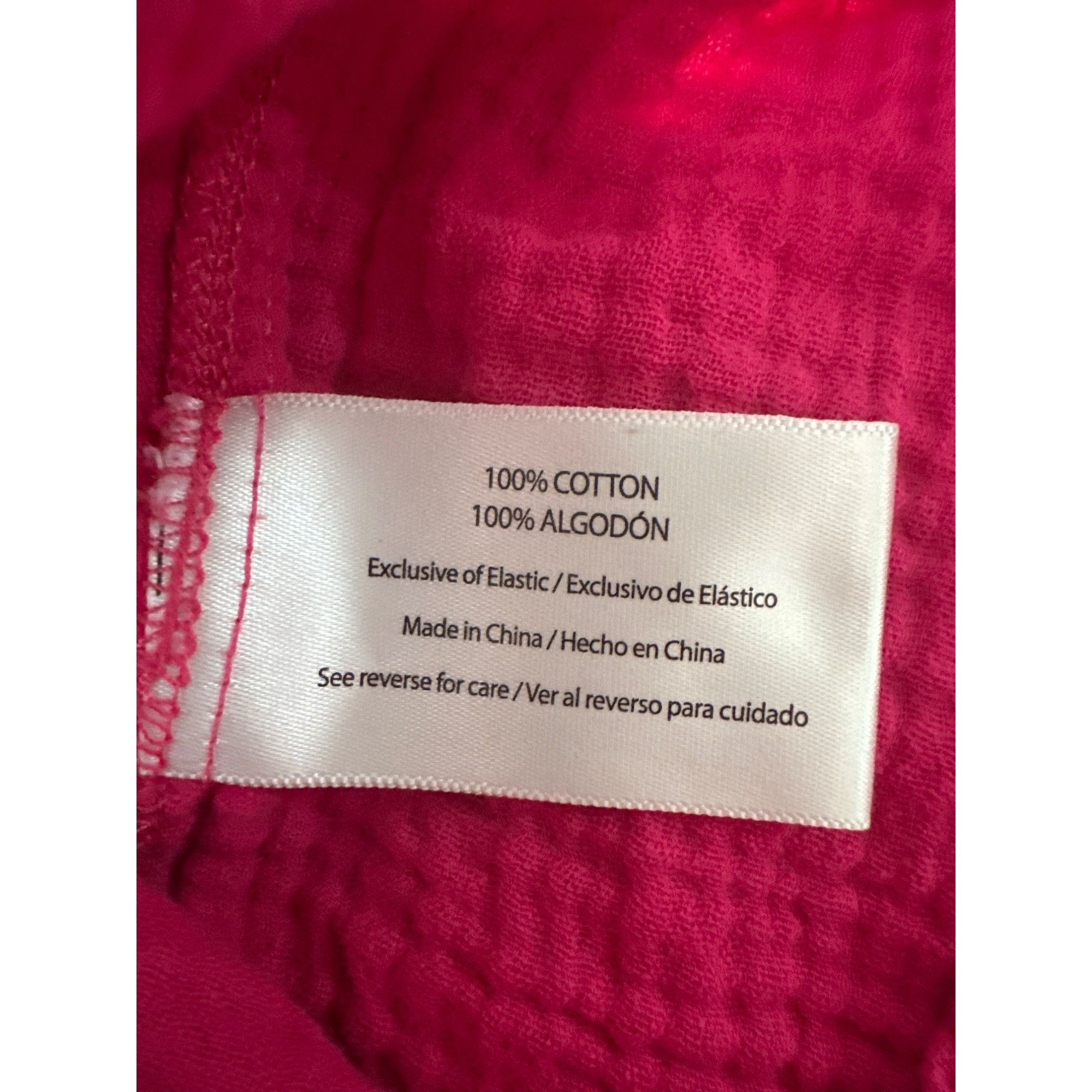 Other Three Dots Double Gauze Fuchsia Pink Shorts Elastic Waist Al Size 32" / US 10 / IT 46 - 5 Thumbnail