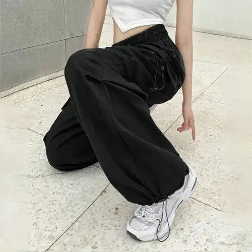 Japanese Brand Women's Pants Casual Joggers Tech Cargo Size 34" / US 12 / IT 48 - 1 Thumbnail