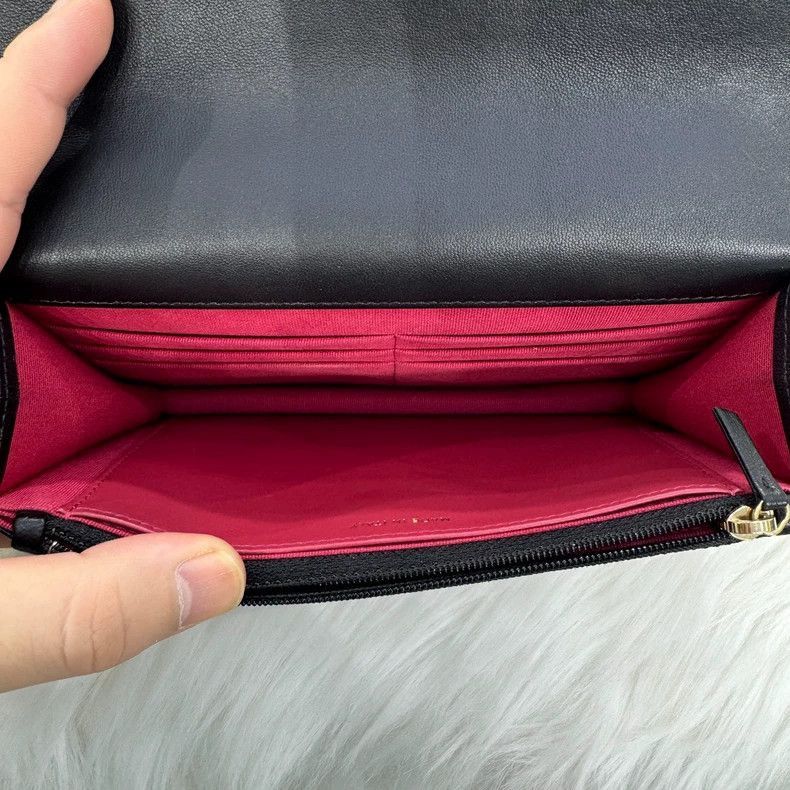 Chanel Chanel Classic Logo Leather Shoulder Bag -2505 Size ONE SIZE - 9 Thumbnail