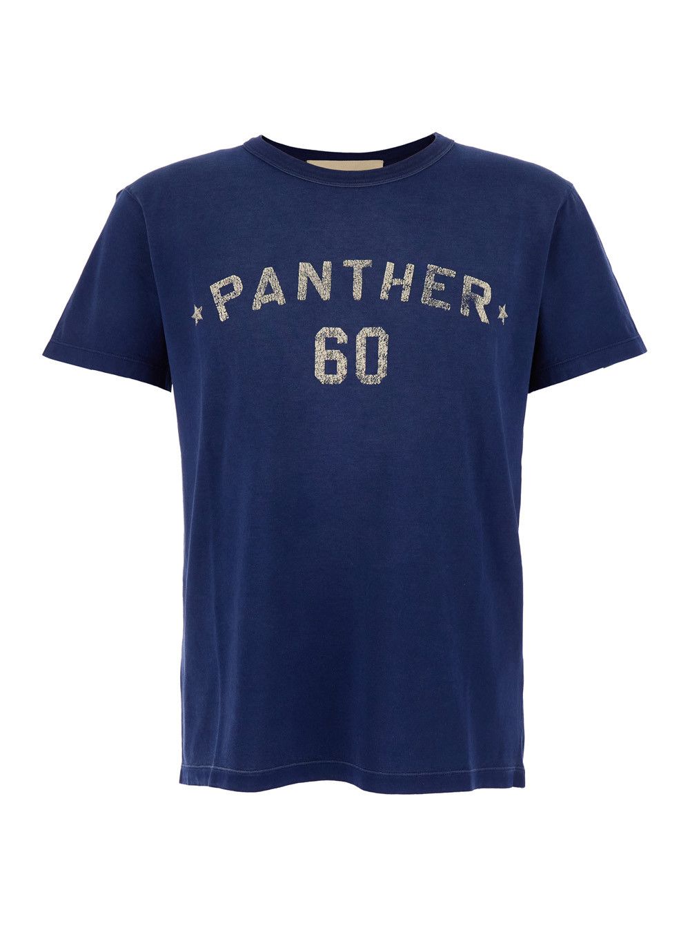 Valentino Blue Crewneck T-Shirt with Logo Lettering on the Rear in Cotton Man Size US L / EU 52-54 / 3 - 1 Thumbnail