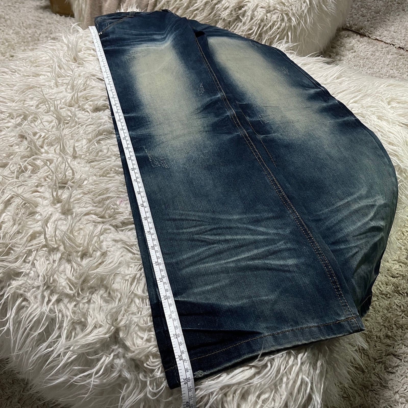 Hysteric Glamour × Japanese Brand × Vintage Vintage Japanese Brand Faded Low-rise Bootcut Denim Jeans Size US 30 / EU 46 - 14 Thumbnail