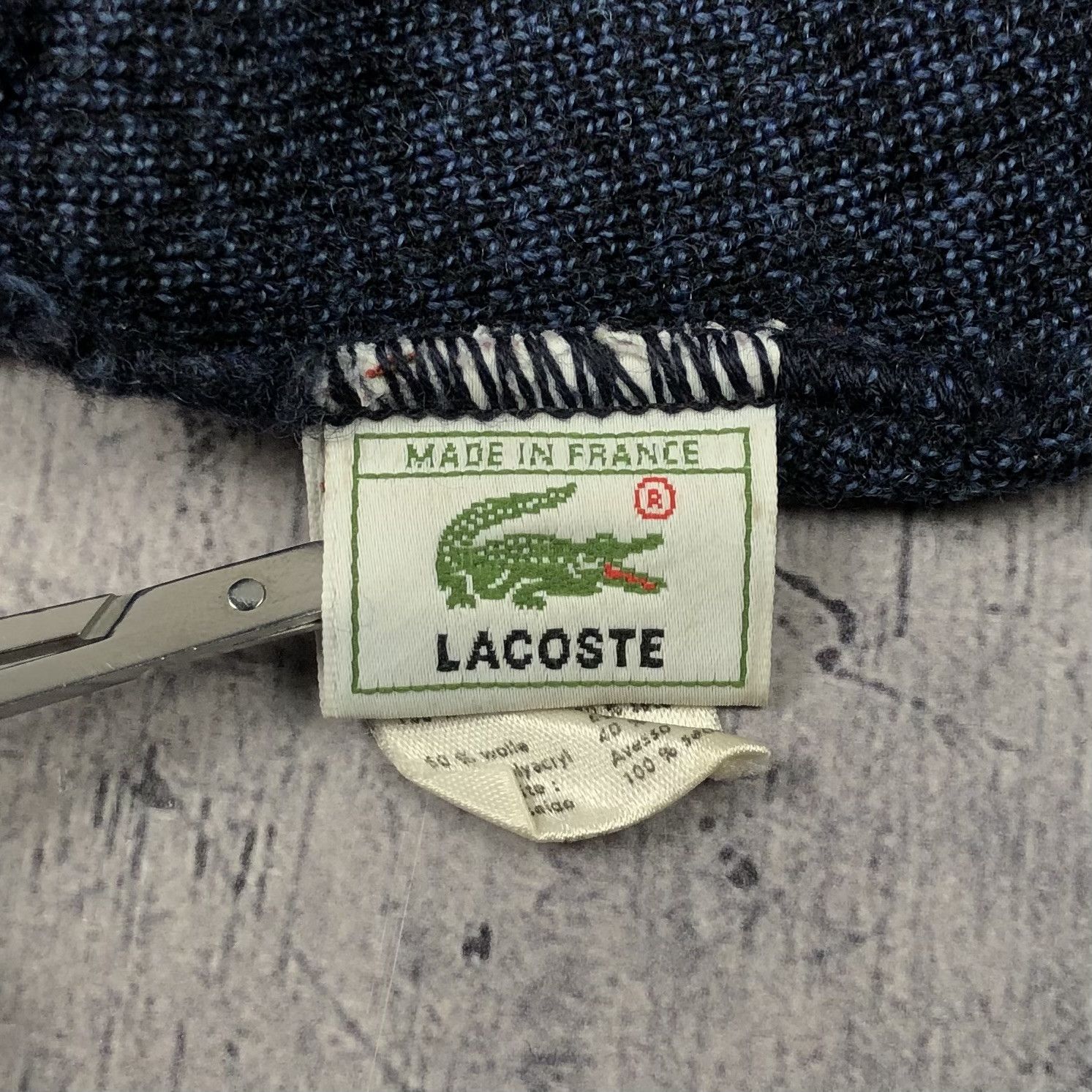 Lacoste Vintage 90s Lacoste Silk Wool Beanie Hat Size ONE SIZE - 7 Thumbnail
