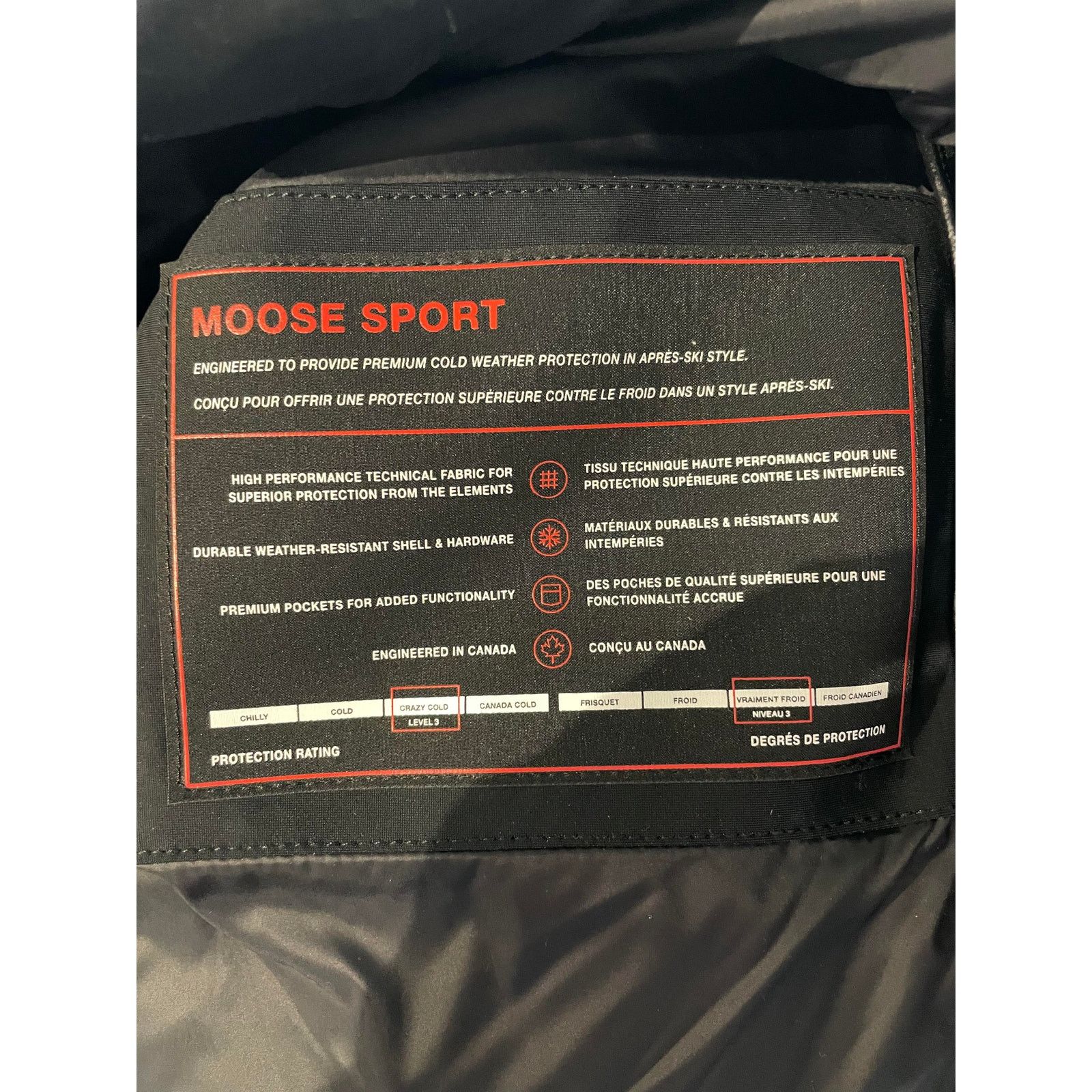 Moose Knuckles Moose Knuckles Black & Silver Puffer Jacket Size US M / EU 48-50 / 2 - 20 Thumbnail