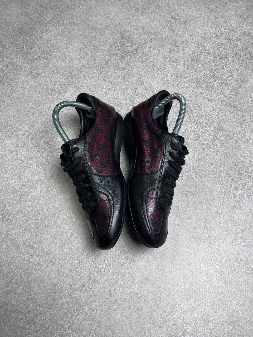 Designer Vintage Gucci GG Monogram Leather Sneakers Us 6 Size US 6 / EU 39 - 5 Thumbnail