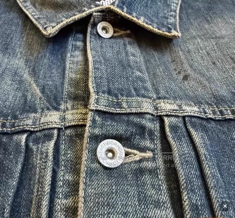 Neighborhood Neighborhood Washed Denim Jacket Size US M / EU 48-50 / 2 - 2 Thumbnail