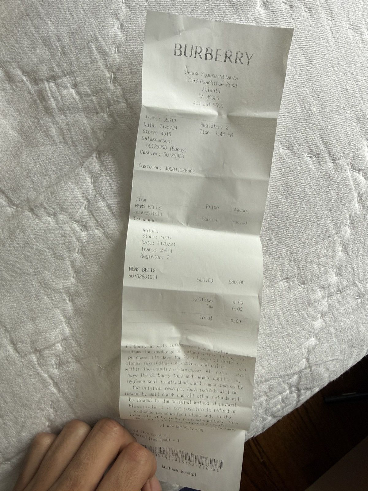 Burberry Burberry reversible belt Size 32 - 5 Thumbnail