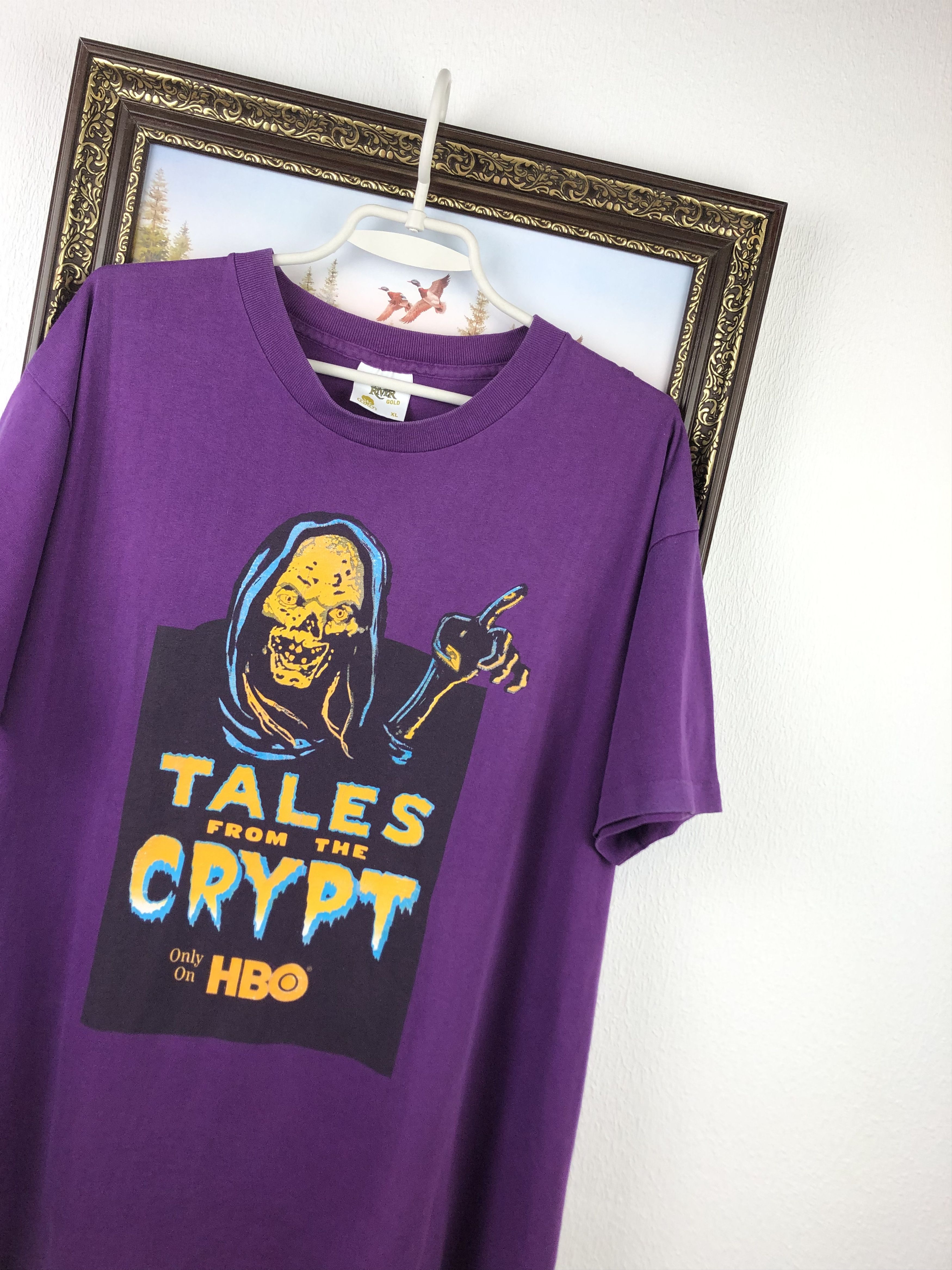 Vintage Vintage Tales From The Crypt Promo Shirt HBO Crypt Keeper Size US XL / EU 56 / 4 - 4 Thumbnail