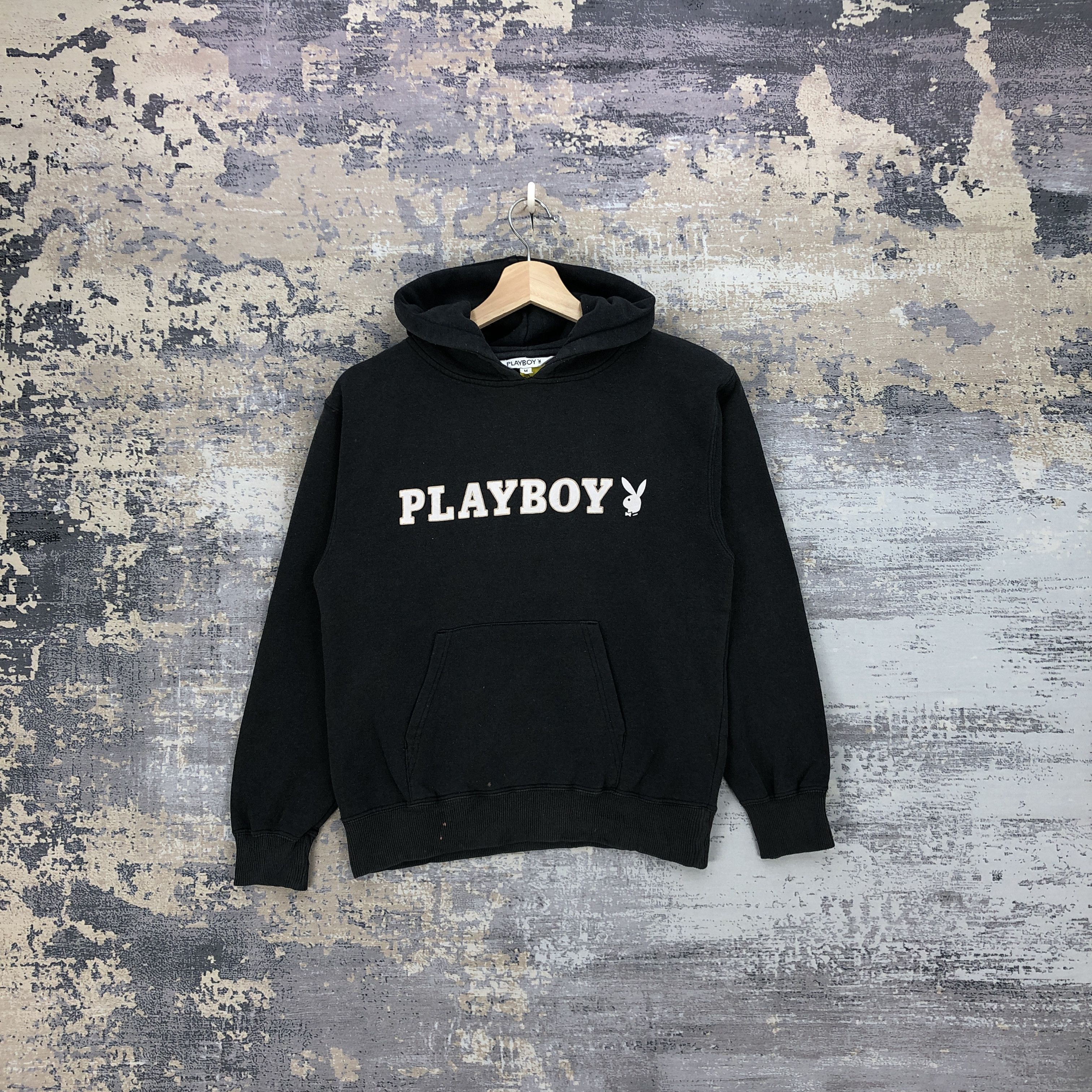 Vintage 90s Playboy Hoodie Sweater Playboy Hooded Sweatshirt