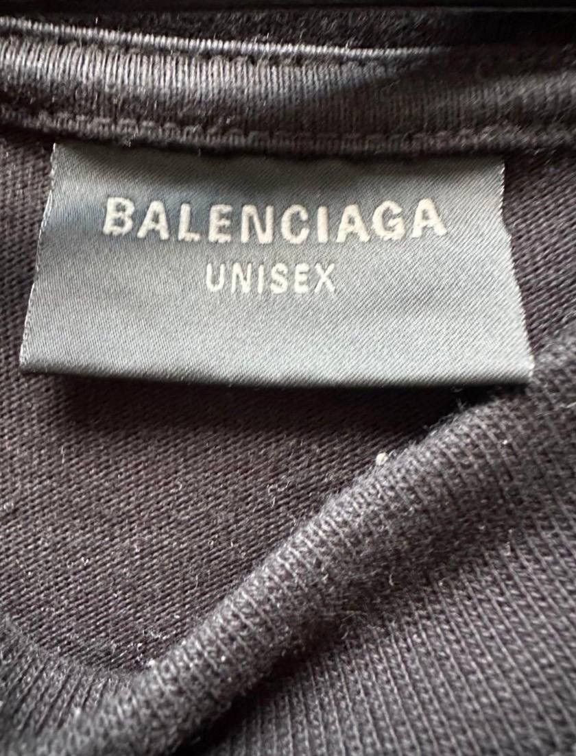 Balenciaga Balenciaga gothic flame logo t shirt Size US XL / EU 56 / 4 - 6 Thumbnail