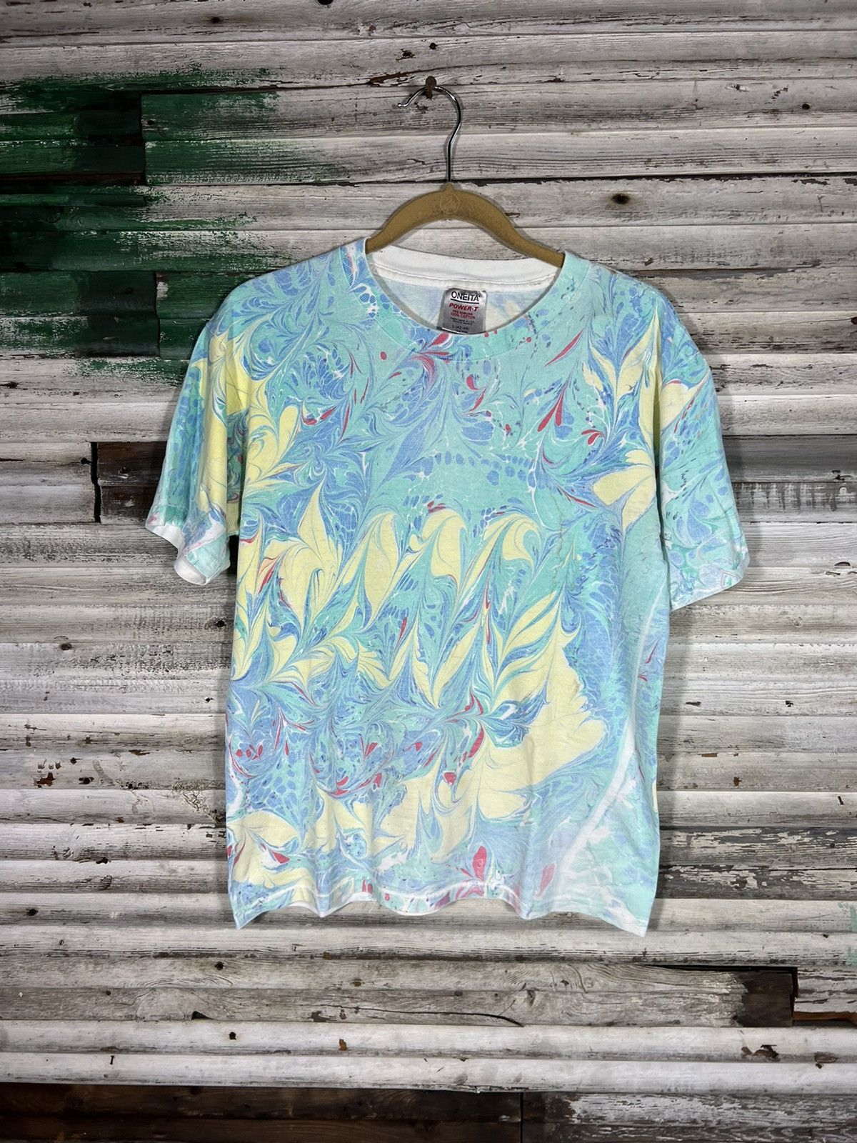 Vintage Vintage Tye Dye Shirt Size US L / EU 52-54 / 3 - 1 Thumbnail