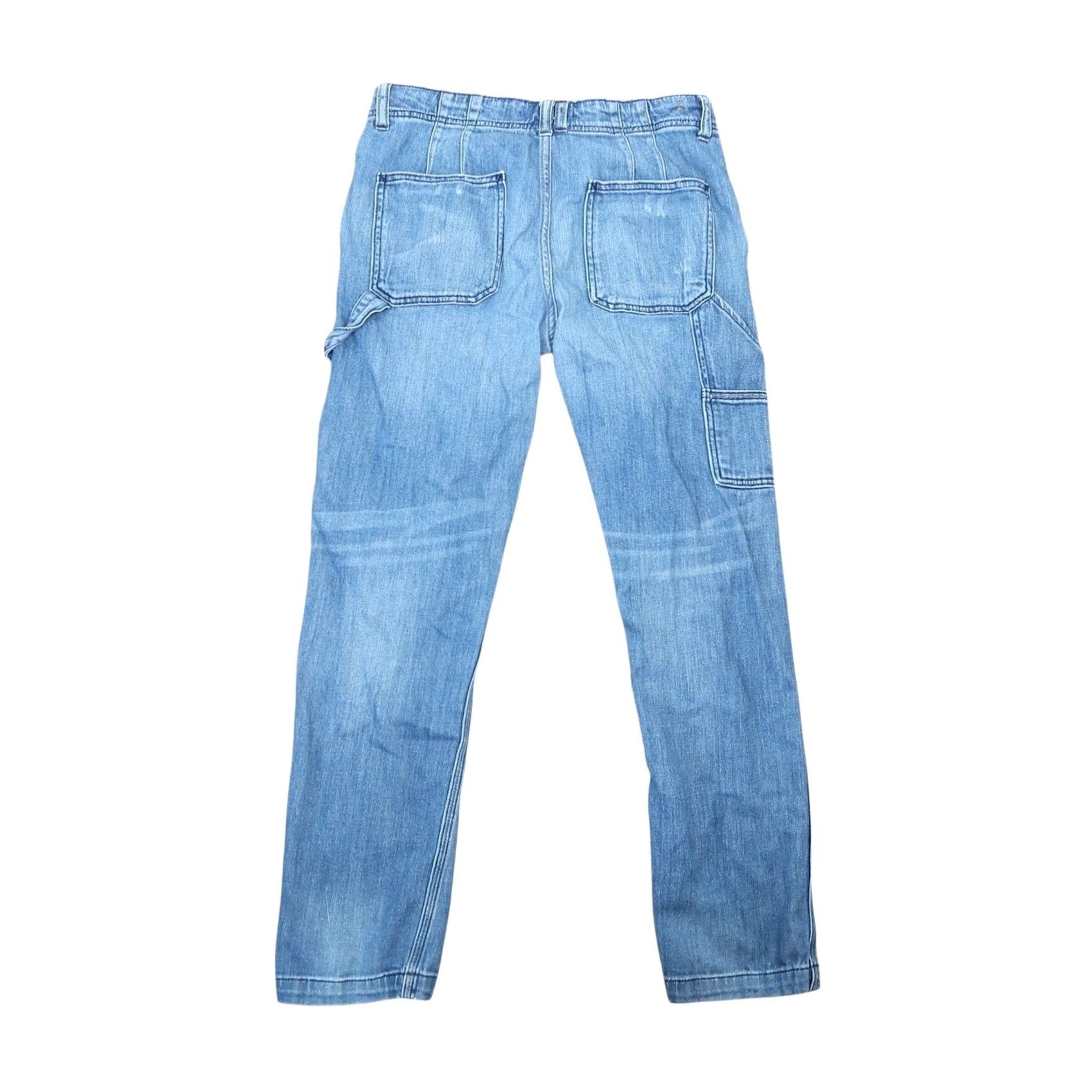 Vintage VINTAGE Pilcro and the Letterpress by Anthropologie Denim Jeans 27 Women Straight Low Rise 28 Inseam blue Size 27" / US 4 / IT 40 - 3 Thumbnail