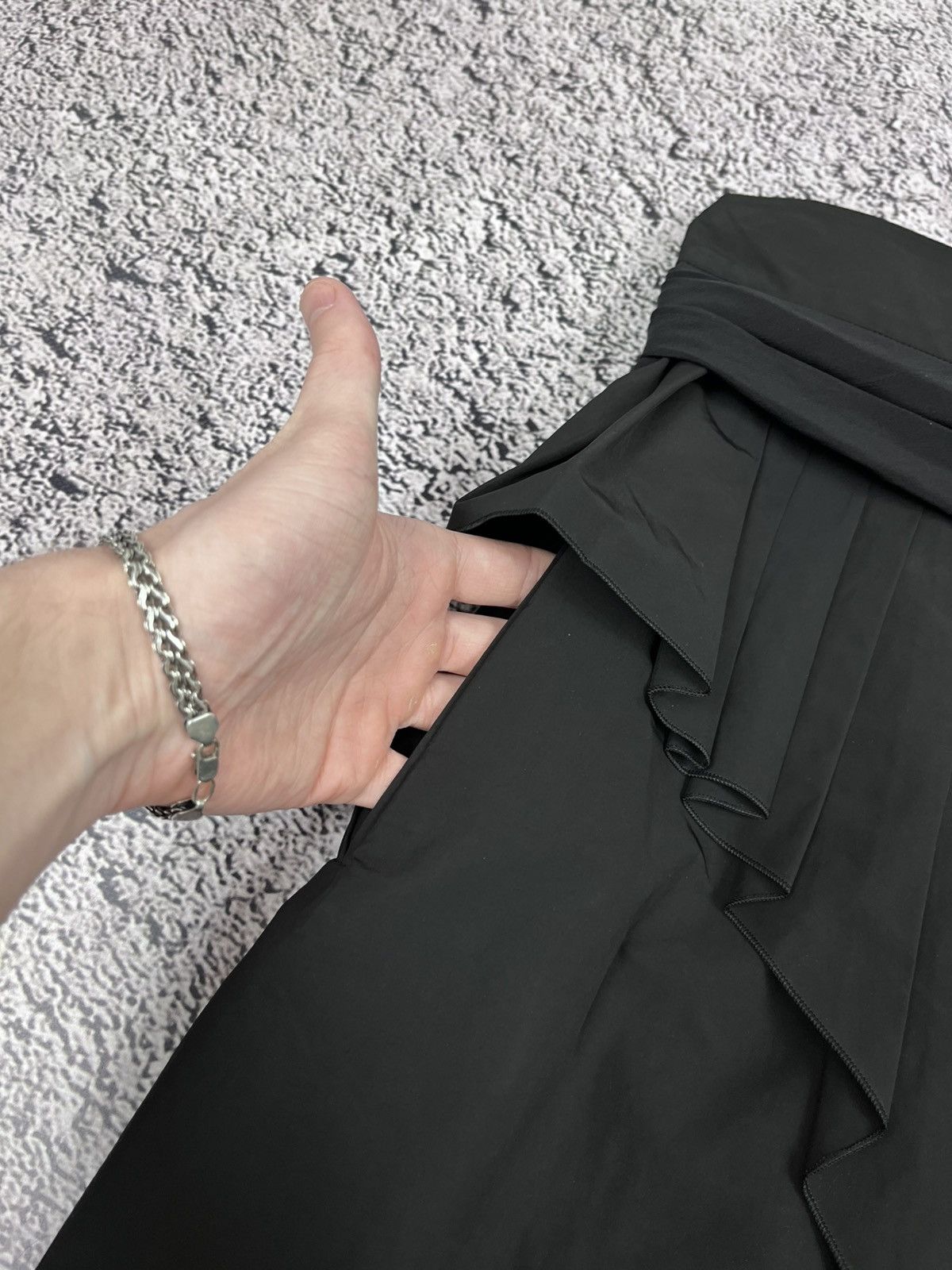 Sportmax Vintage Spotmax Max Mara pleated asymmetric belted skirt Size XS / US 0-2 / IT 36-38 - 6 Thumbnail
