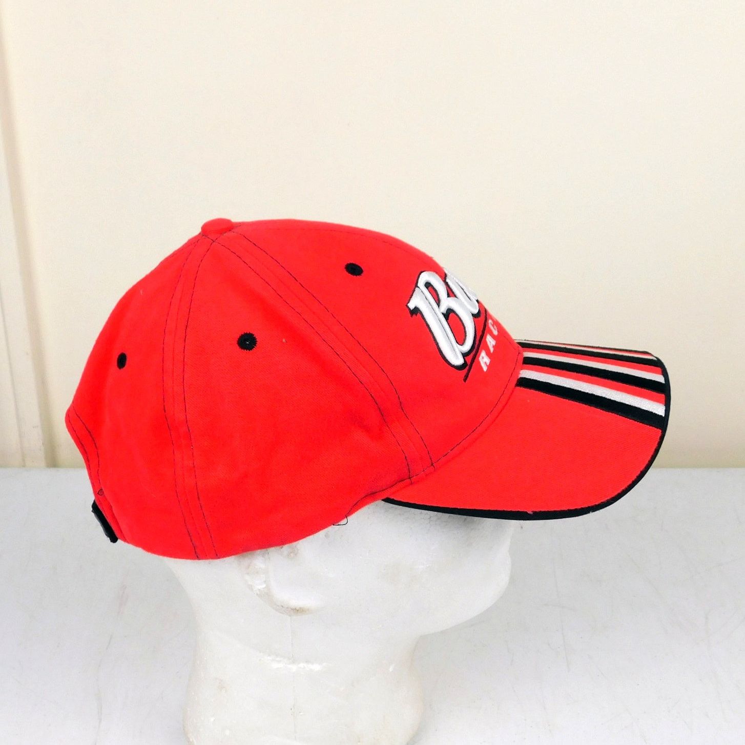 NASCAR 2002 Bud Racing NASCAR Hat Adjustable Red Dale Earnhardt Jr Size ONE SIZE - 3 Thumbnail
