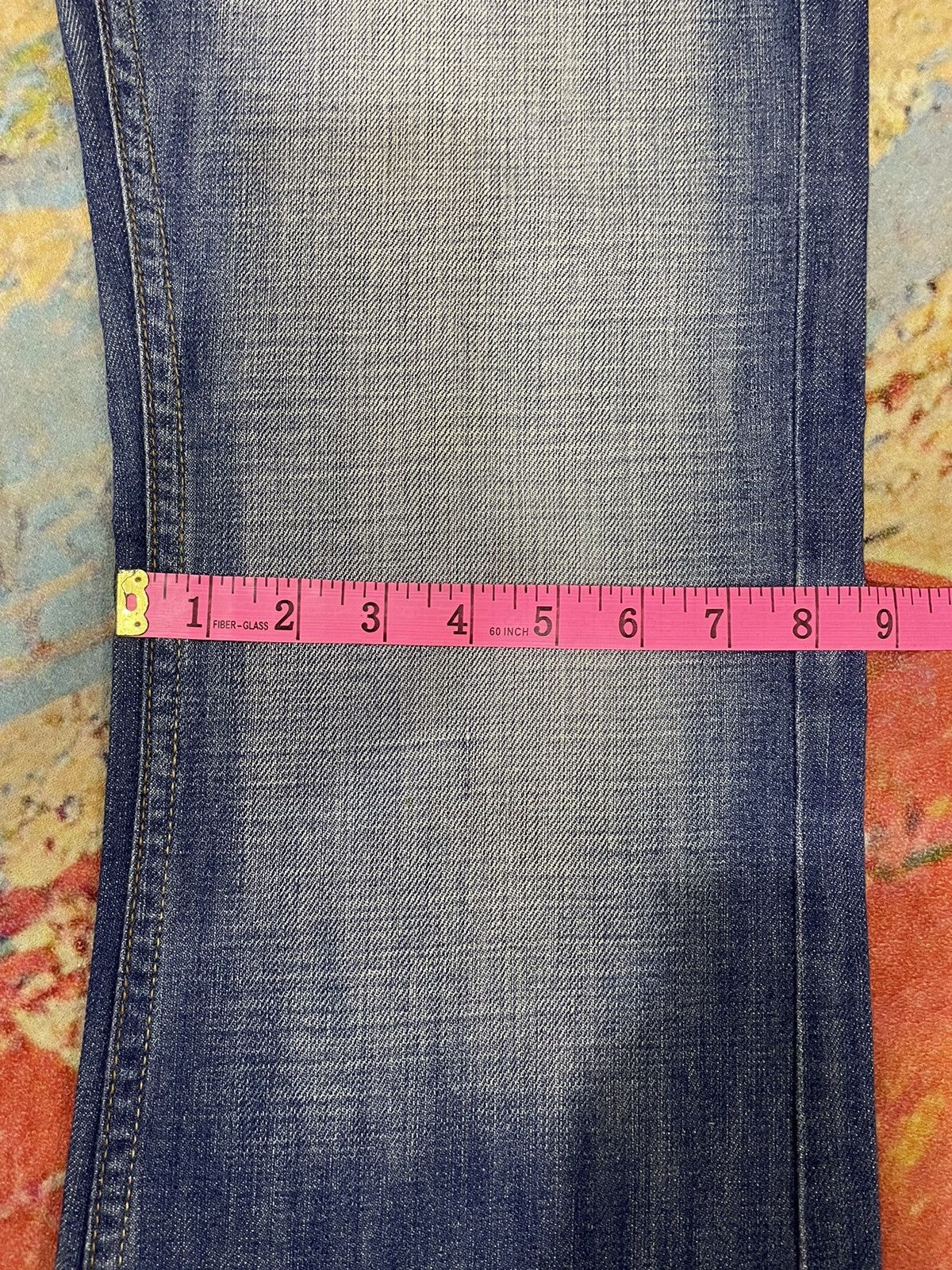 Diesel Black Gold Vintage Y2K Diesel Thrashed Flare Denim Pants Size US 31 - 17 Thumbnail