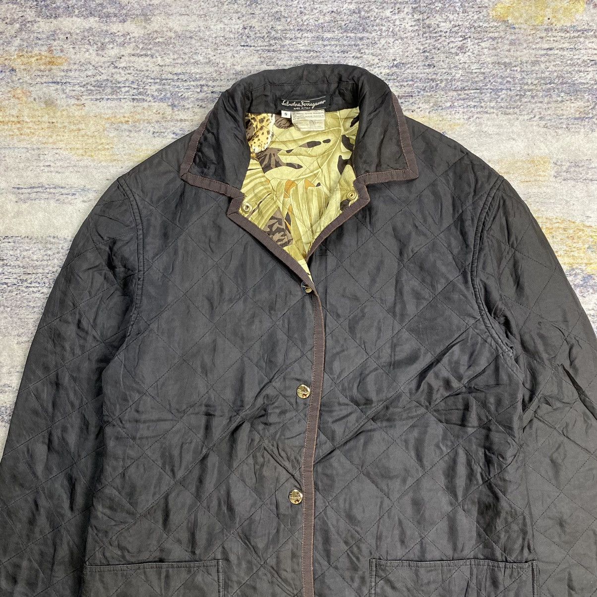 Salvatore Ferragamo vintage salvatore ferragamo quilted jacket Size S / US 4 / IT 40 - 2 Thumbnail