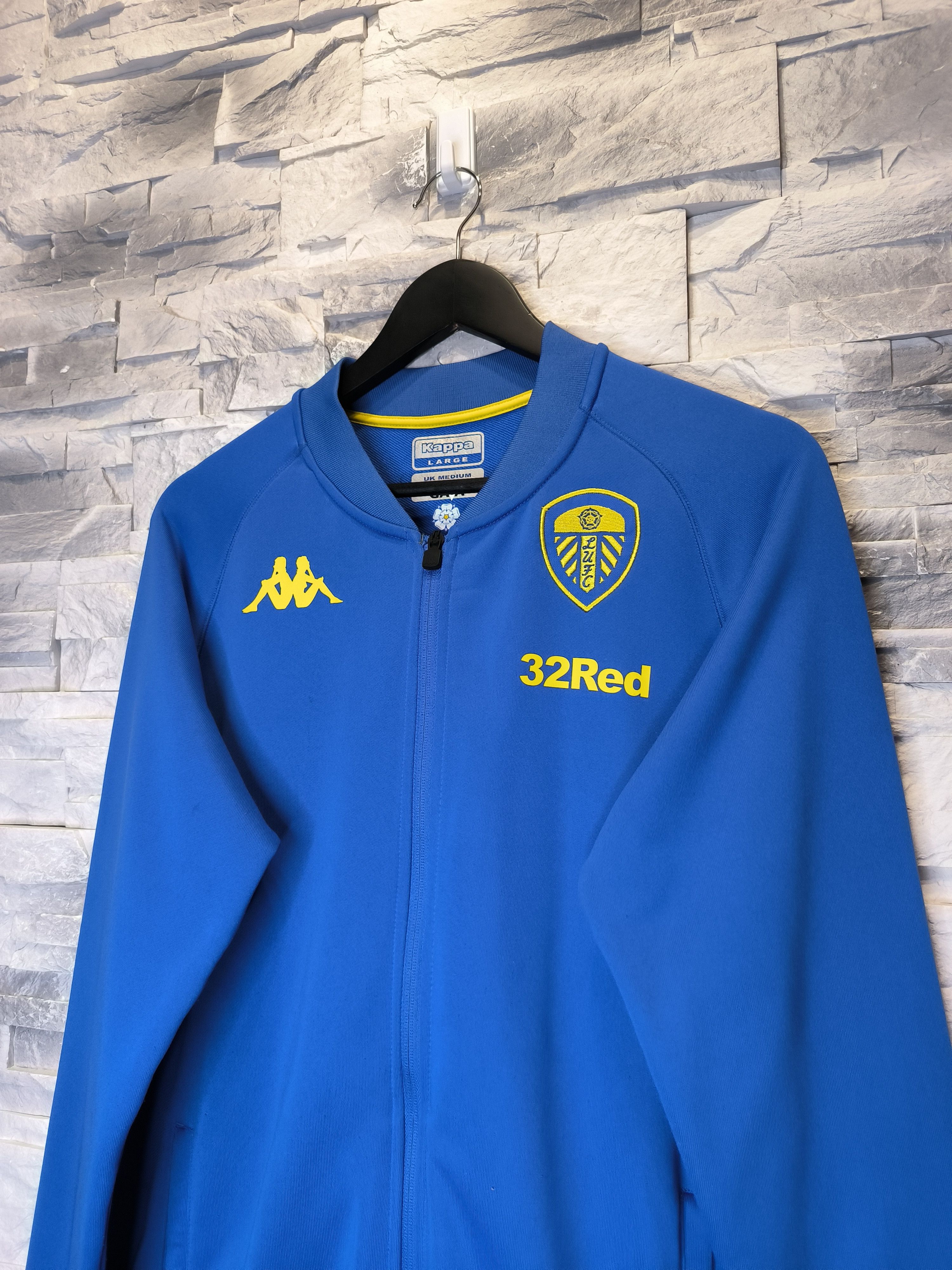 Kappa Kappa Leeds United Jacket Training Logo Football Zip Size US M / EU 48-50 / 2 - 2 Thumbnail