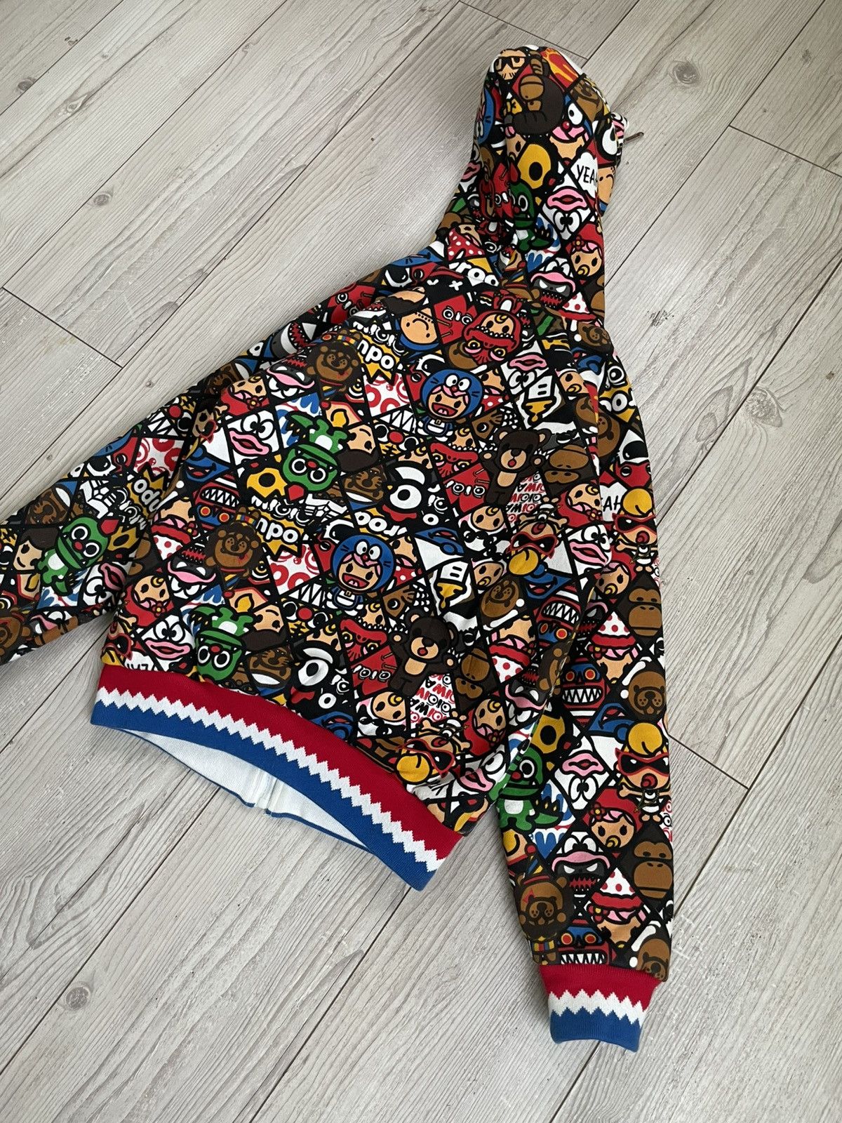 Japanese Brand × Vintage Y2K Hoodie Full Zip Bape Baby Milo Style Size US S / EU 44-46 / 1 - 11 Thumbnail