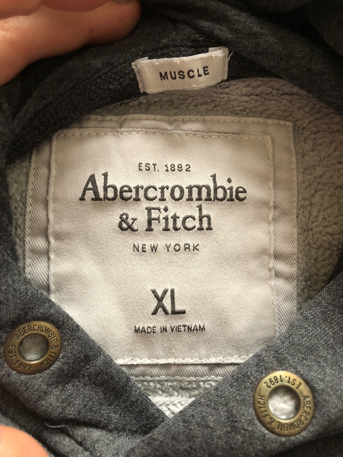 Abercrombie & Fitch ABERCROMBIE & FITCH VINTAGE HOODIE Size US XL / EU 56 / 4 - 3 Thumbnail