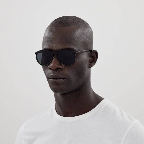 Saint Laurent Paris 🕶️ New Saint Laurent SL667 001 Sunglasses - Black Frame Size ONE SIZE - 3 Thumbnail