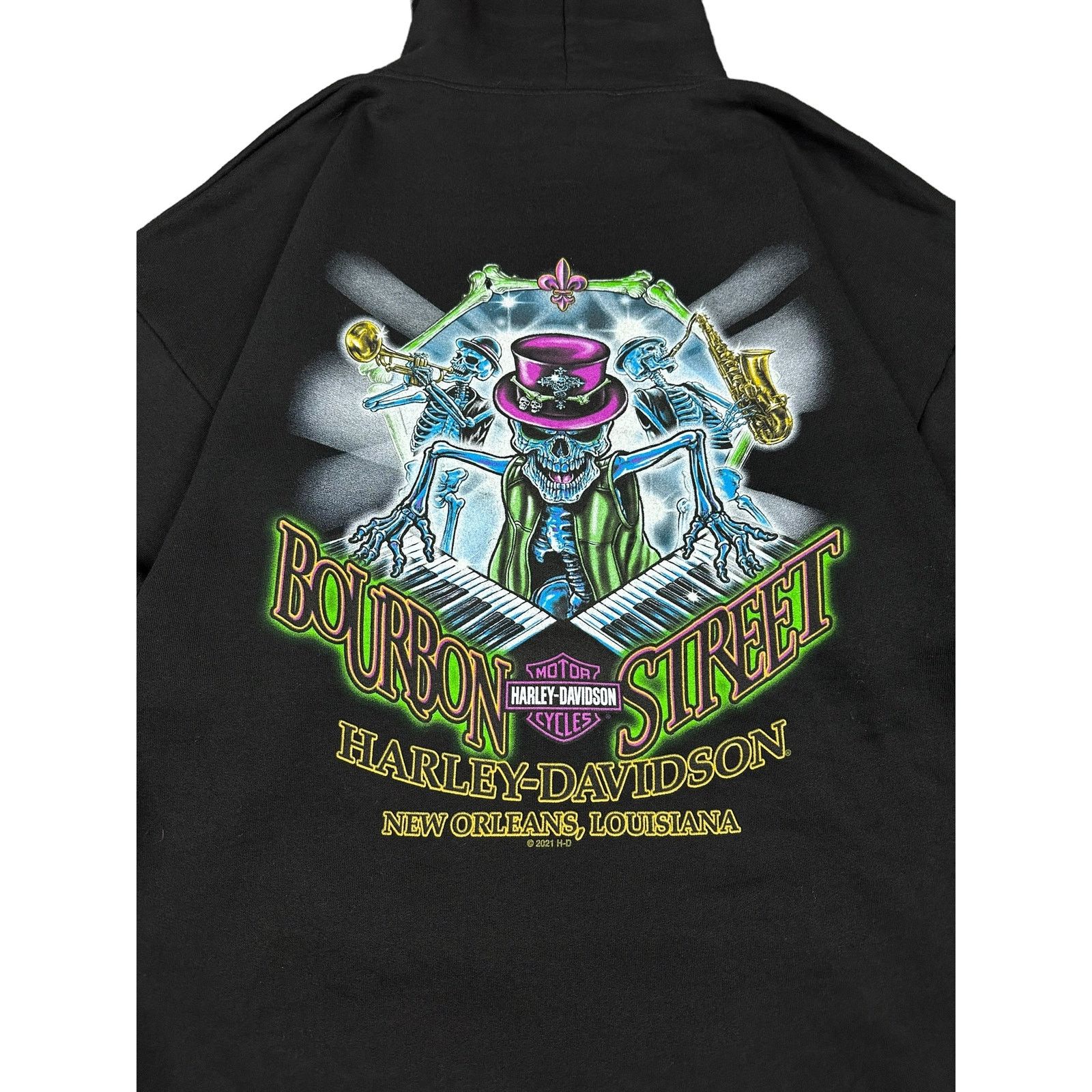 Harley Davidson Harley Davidson Bourbon Street Hoodie Size US XL / EU 56 / 4 - 5 Thumbnail