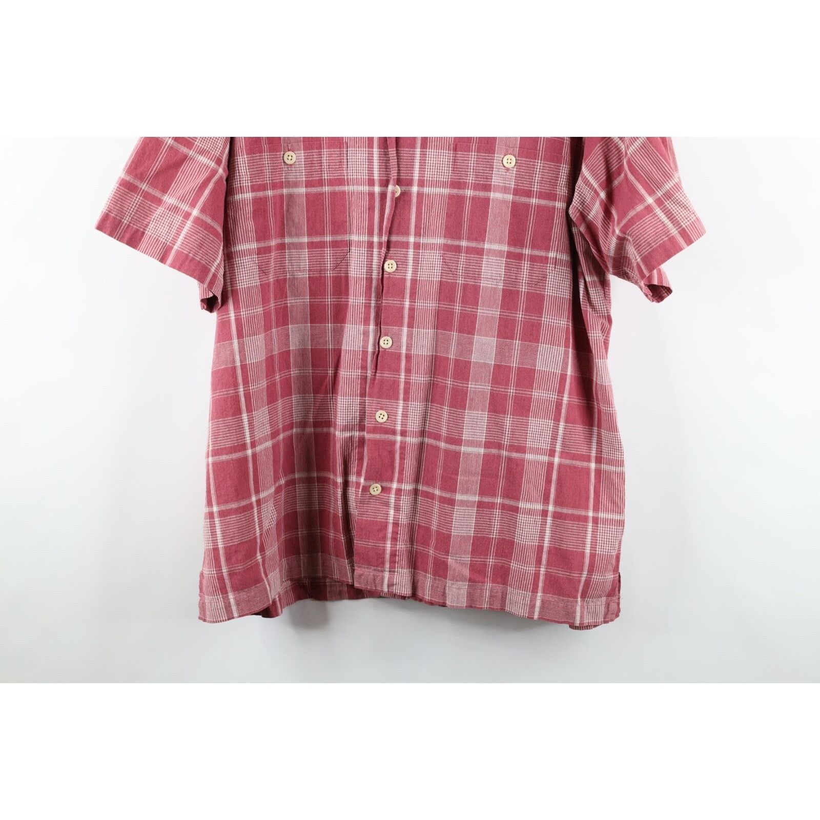 Ralph Lauren × Vintage Vintage 90s Ralph Lauren Looped Collar Camp Button Shirt Size US XL / EU 56 / 4 - 3 Thumbnail