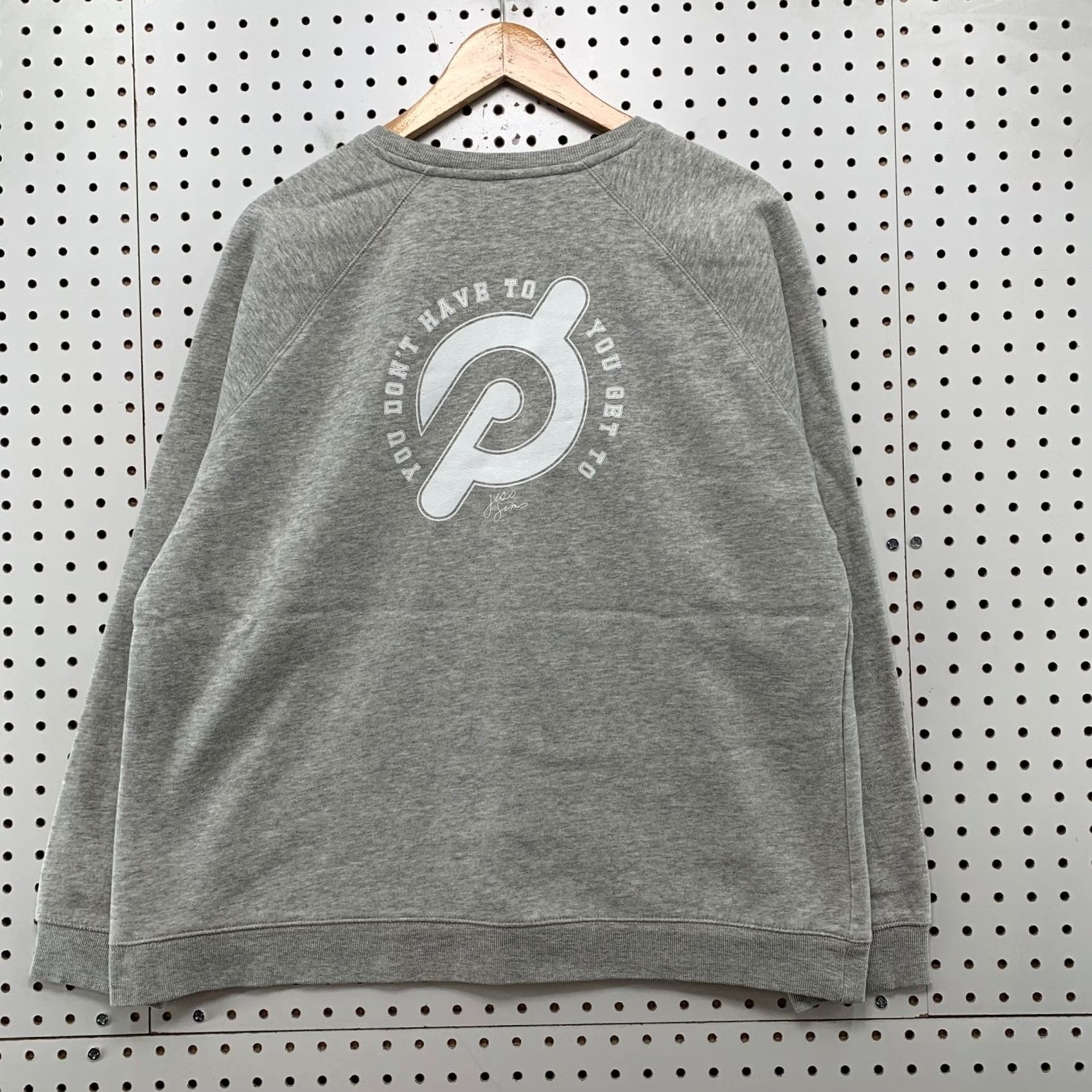 Vintage Peloton Sweatshirt Mens XL Gray Crewneck Fleece Pullover Workout Train Size US XL / EU 56 / 4 - 2 Thumbnail