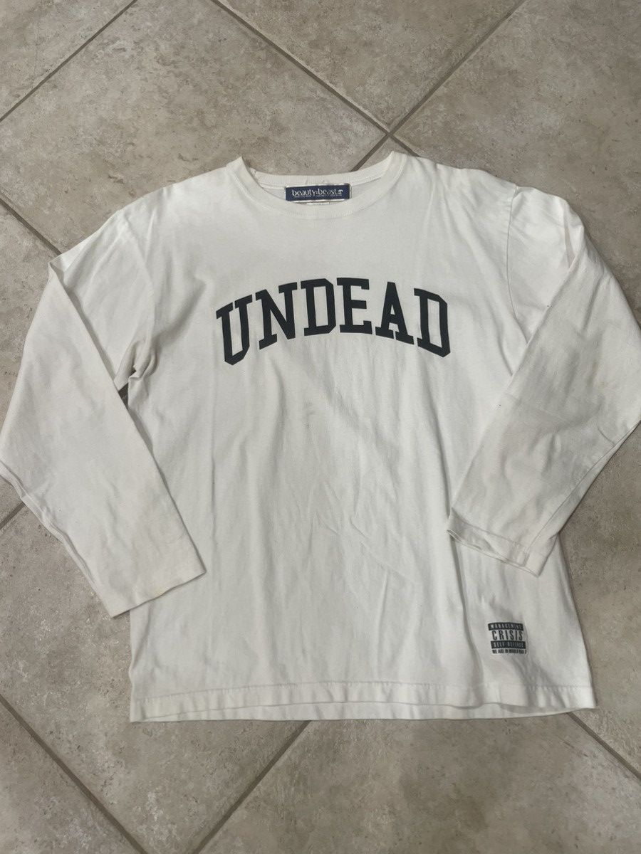 image of Beauty Beast Undead Tee in White, Men's (Size XL)