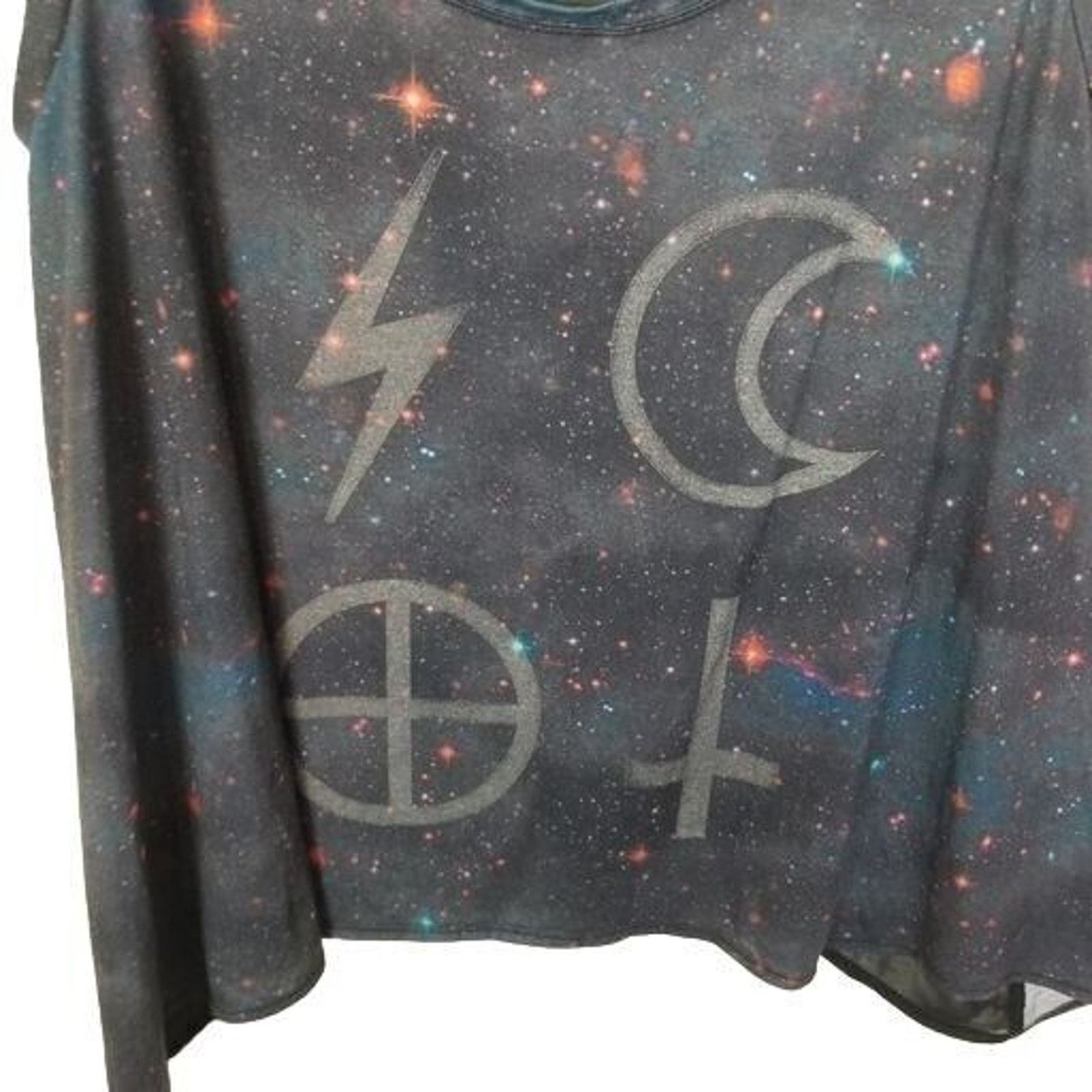 Torrid Torrid Womens Galaxy Print Graphic Tee Tank Sz 1X Celestial Size XL / US 12-14 / IT 48-50 - 4 Thumbnail
