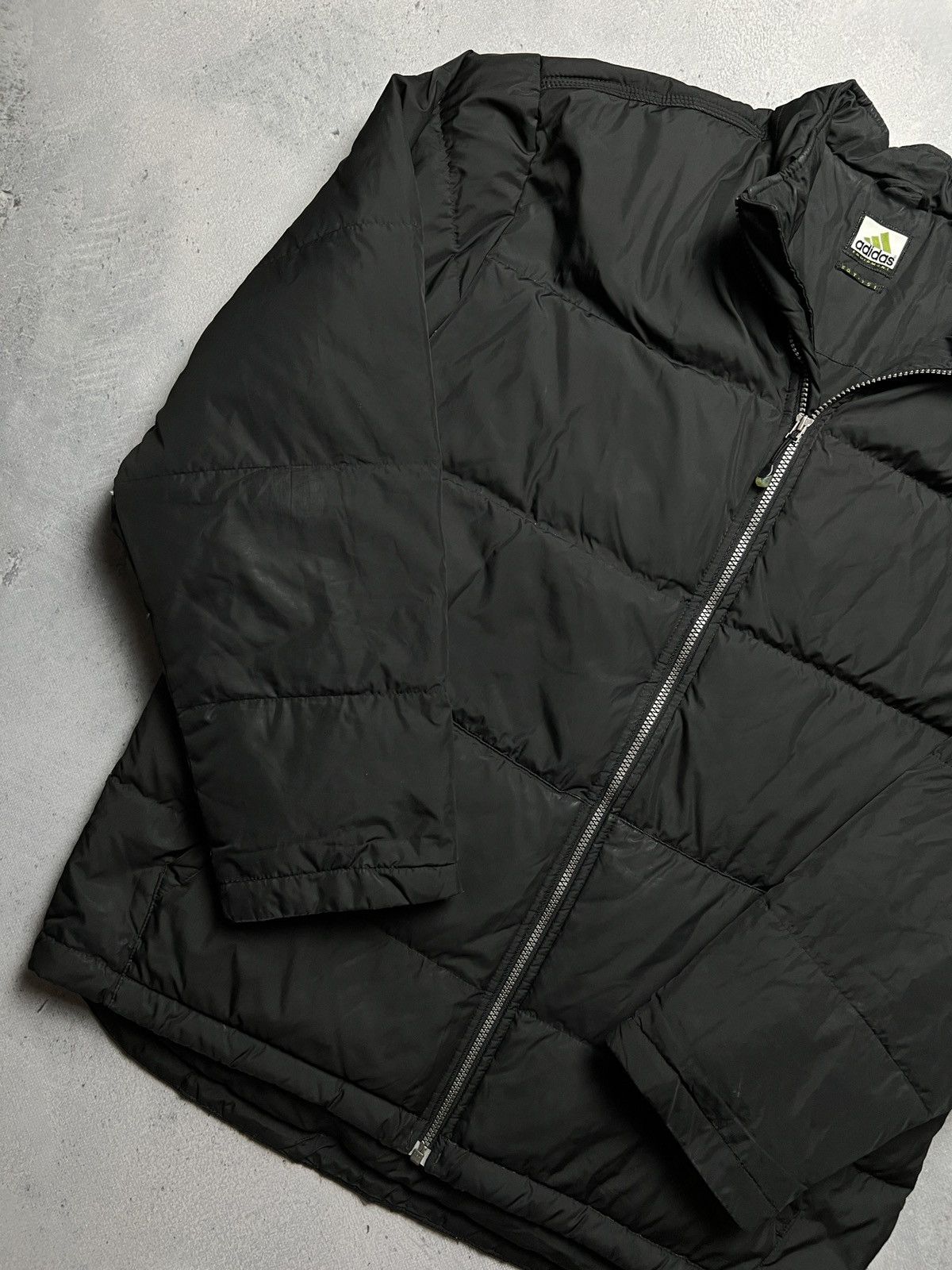 Adidas Adidas Equipment EQT-151 Black Green Logo Puffer Down Jacket Size US L / EU 52-54 / 3 - 5 Thumbnail