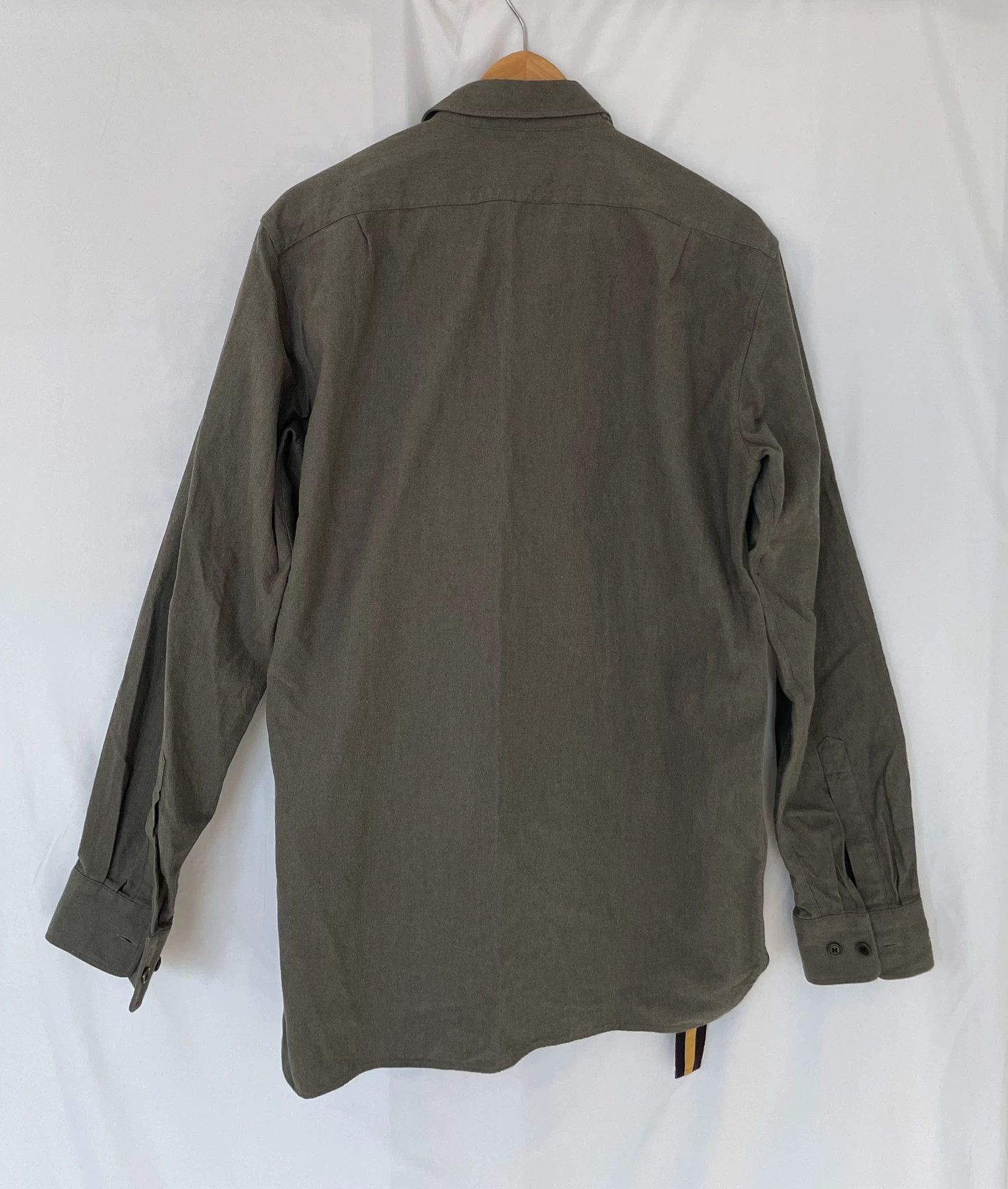Dries Van Noten #Shirt Dries Van Noten 16fw Military Style Men's Shirt Size US M / EU 48-50 / 2 - 2 Thumbnail