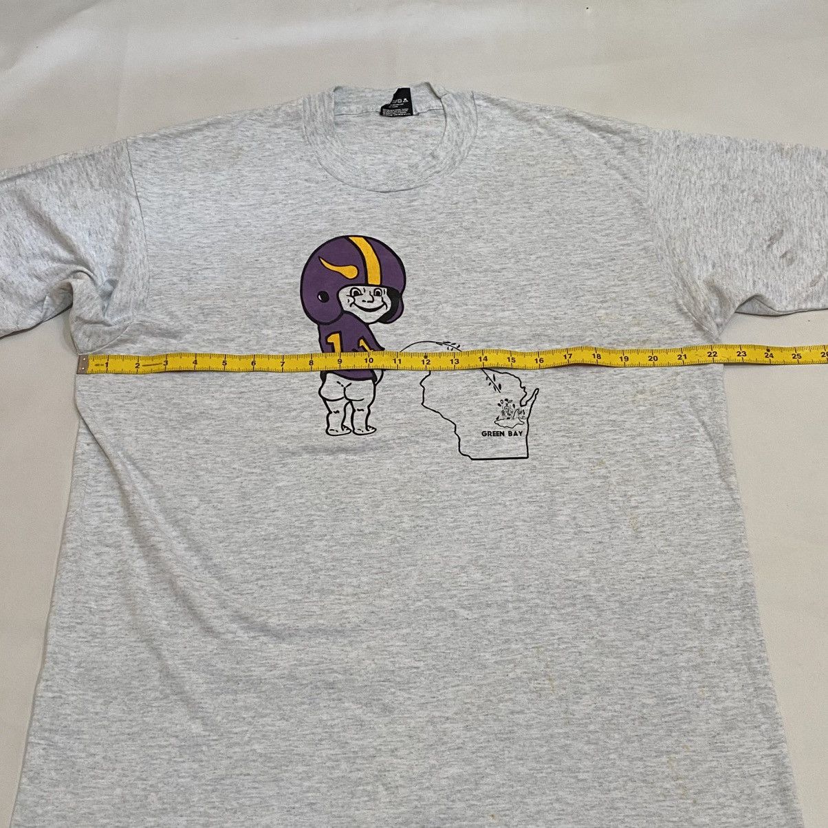 Vintage Vintage art Parody Sportswear Green Bay Tshirt NFL Funny Size US XL / EU 56 / 4 - 9 Thumbnail