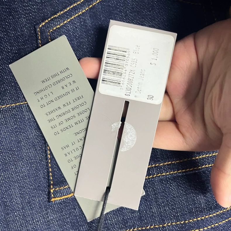 Dior Dior The latest blue trousers rolled edge old flower patter Size US 30 / EU 46 - 3 Thumbnail