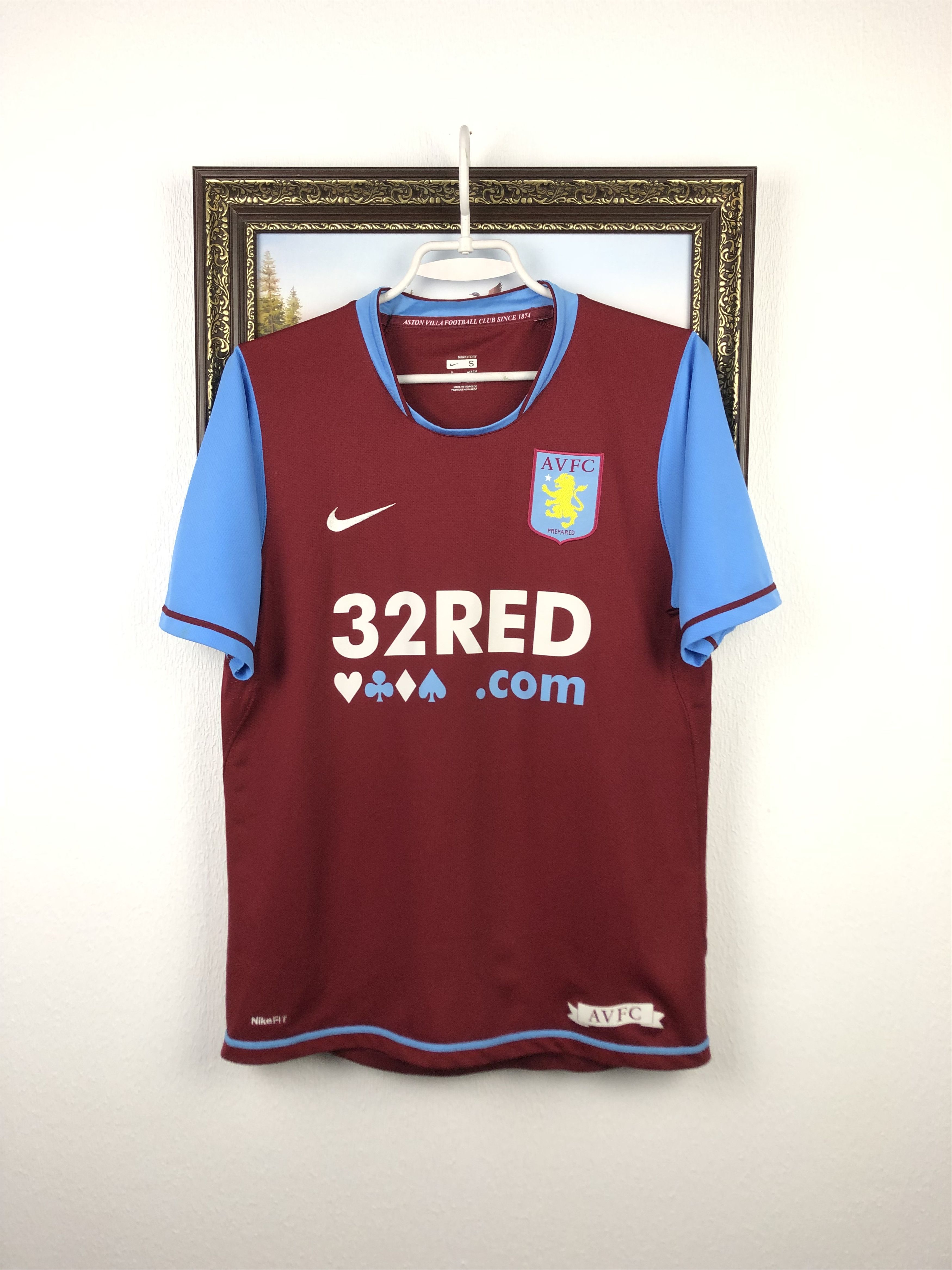 Nike × Vintage ASTON VILLA 2007 2008 TRAINING FOOTBALL SHIRT NIKE