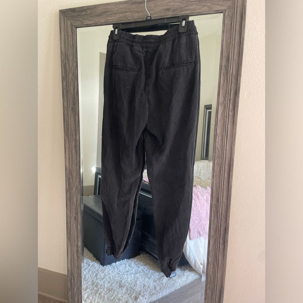 Zara Zara charcoal black joggers Size 26" / US 2 / IT 38 - 3 Thumbnail