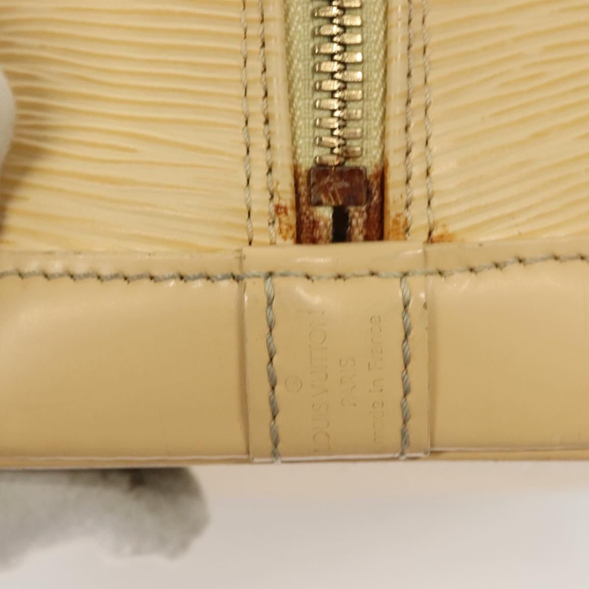 LOUIS VUITTON Epi Alma Hand Bag Vanilla M5214a M5214a