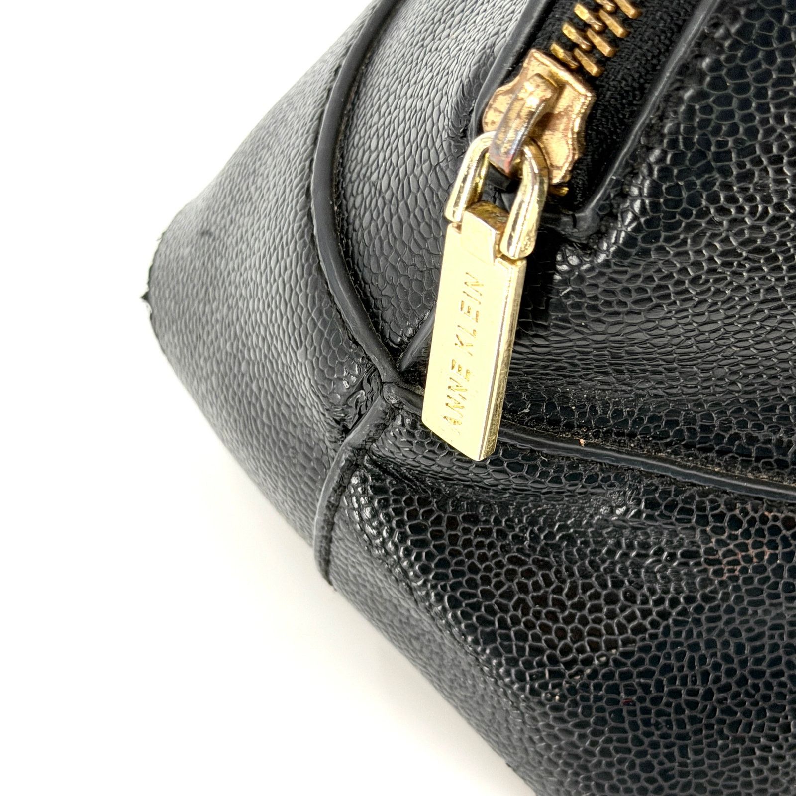 Anne Klein Vintage Y2K Black Structured Top Handle Doctor Bag Size ONE SIZE - 3 Thumbnail