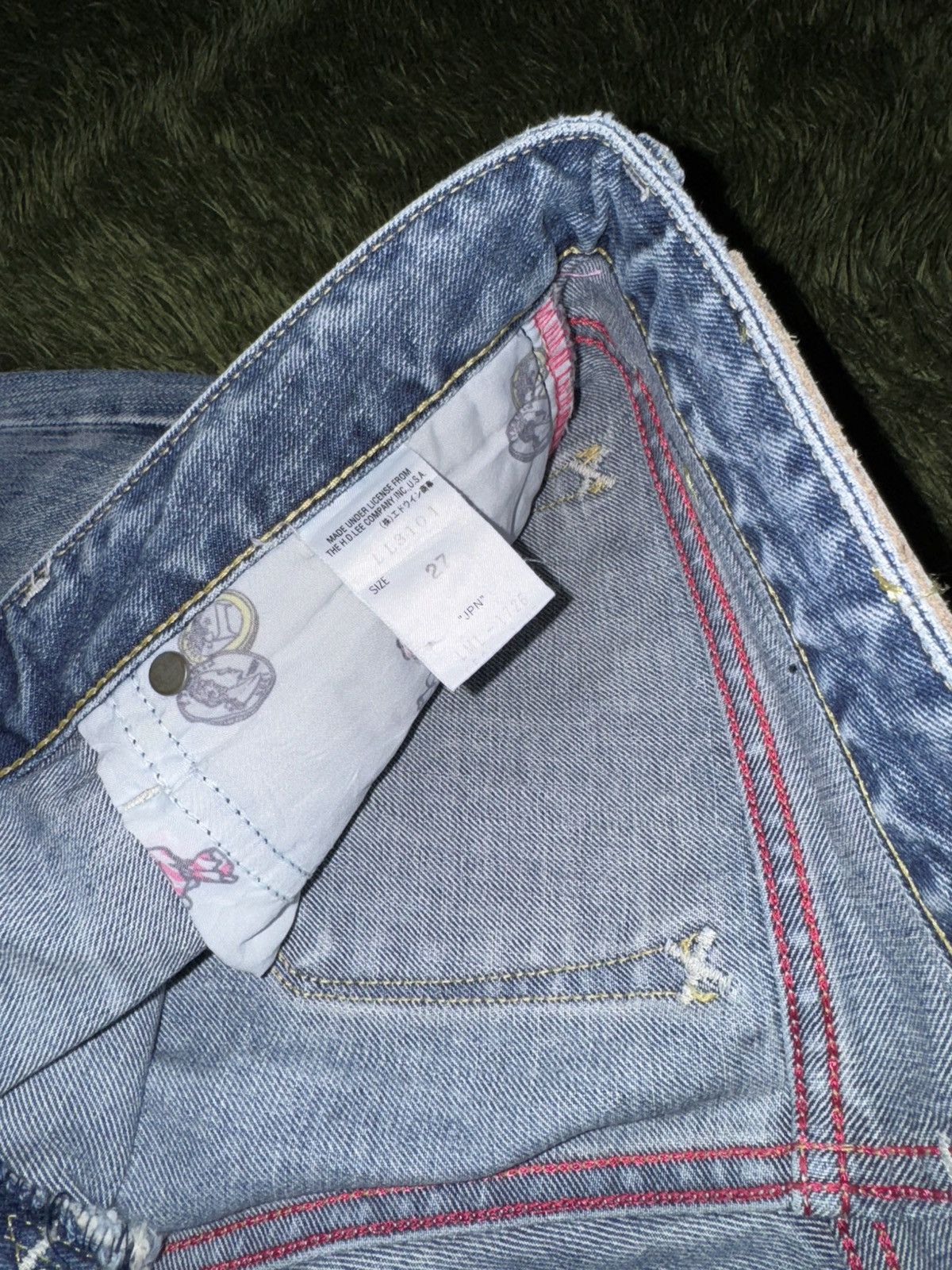 Lee [27] LEE Riders Women’s Made in Japan Vintage Washed Denim Size 27" / US 4 / IT 40 - 4 Thumbnail