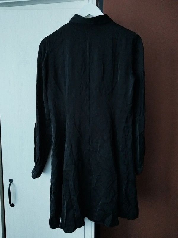 & Other Stories & Other Stories black viscose dress Size L / US 10 / IT 46 - 3 Thumbnail