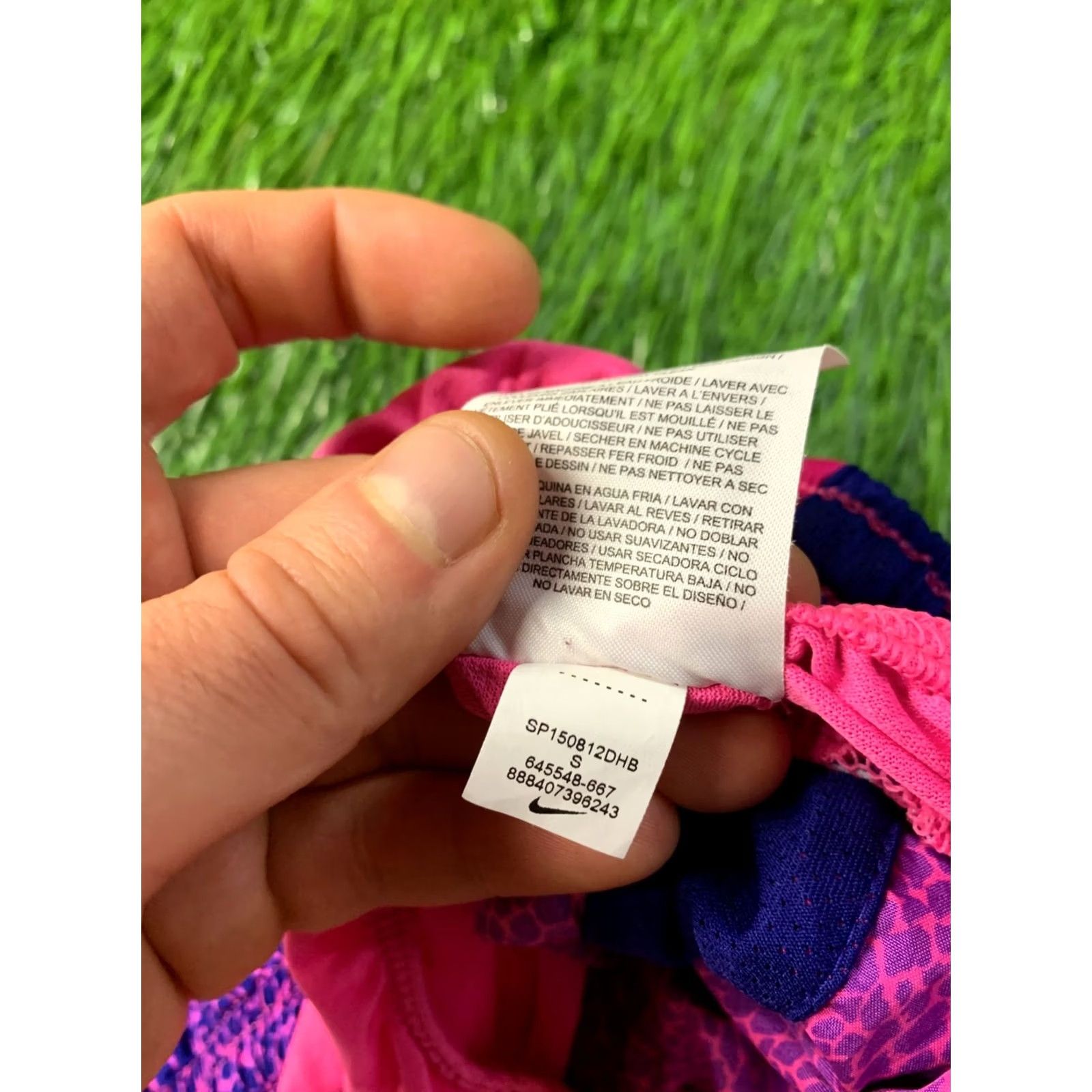 Nike NIKE DRI-FIT ORIGINAL 2015 WOMEN TRAINING RUN RUNNING SPORT SHORTS S Violet and Pink Size 28" / US 6 / IT 42 - 6 Thumbnail