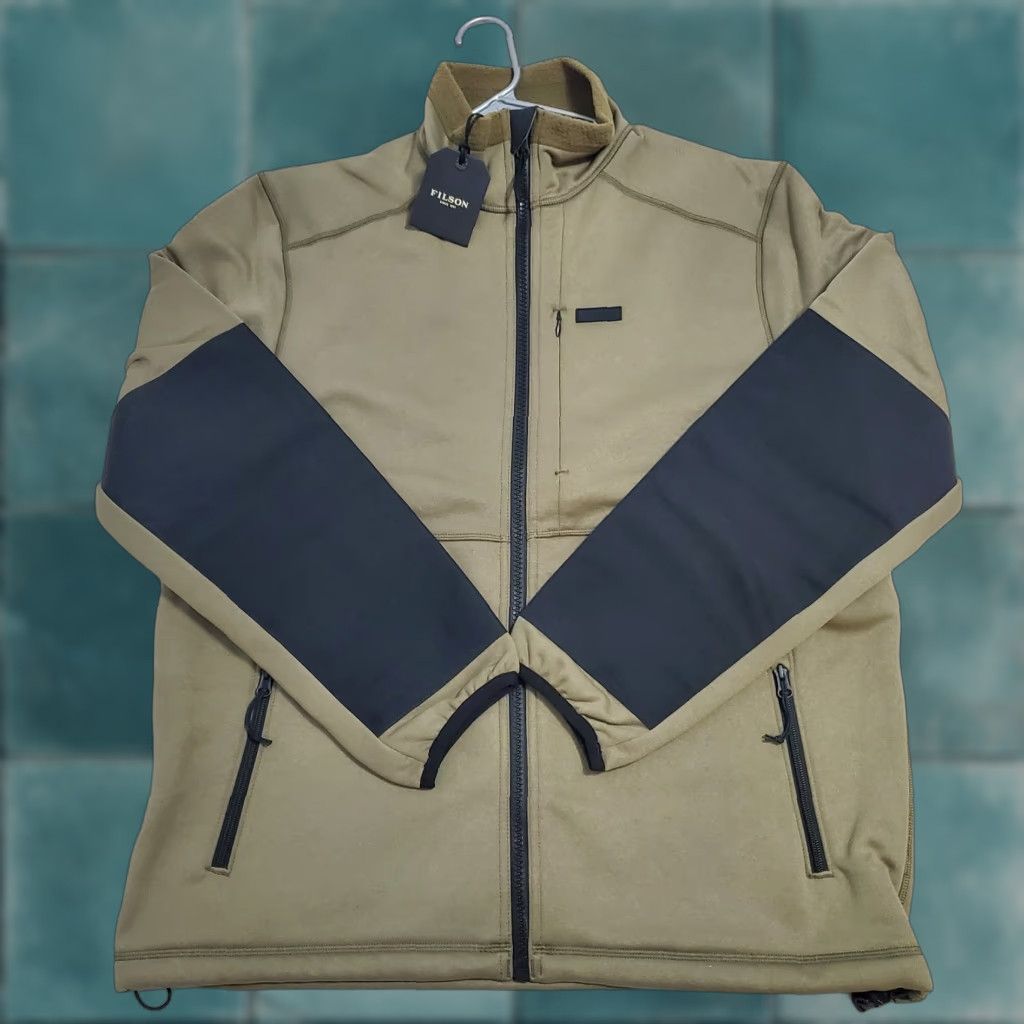 Filson Filson Granite Spire Fleece Jacket Men L Field Olive Green Full Zip Wind-Resistant Jacket Size US L / EU 52-54 / 3 - 1 Thumbnail