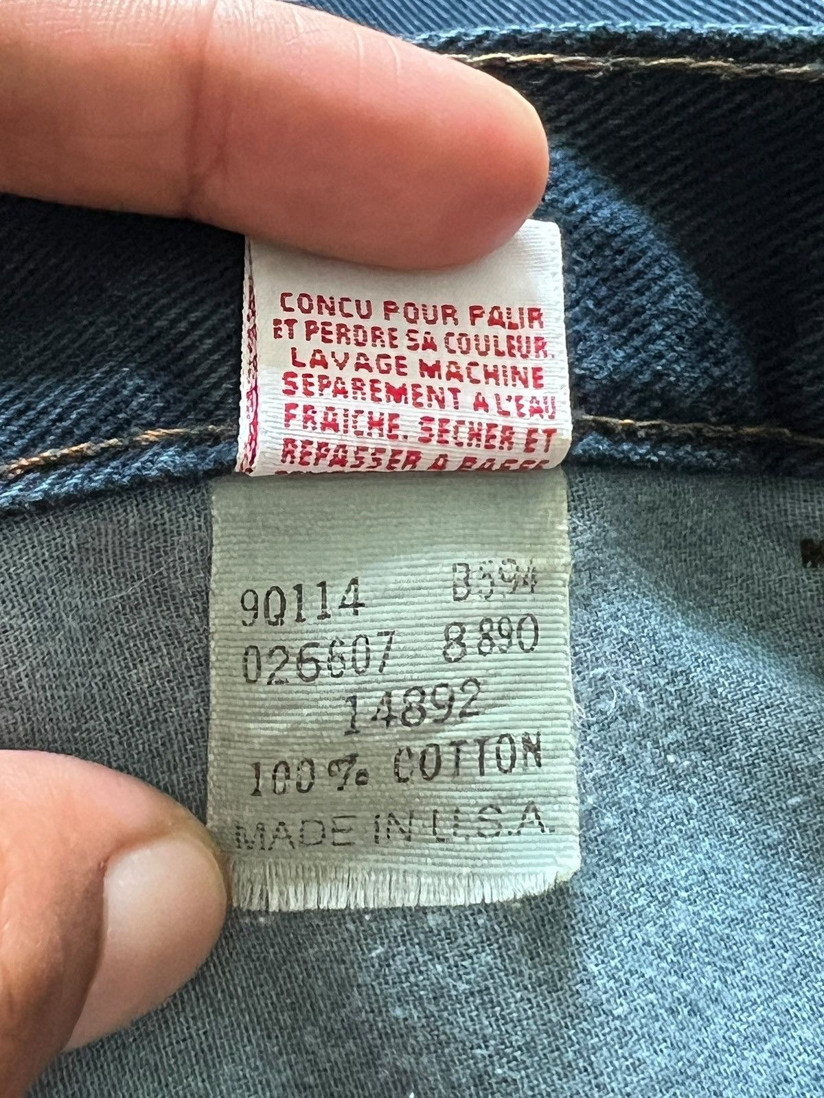 Marithe + Francois Girbaud 1990s MFG ‘The Stone Washed” Jeans Size US 33 - 14 Thumbnail