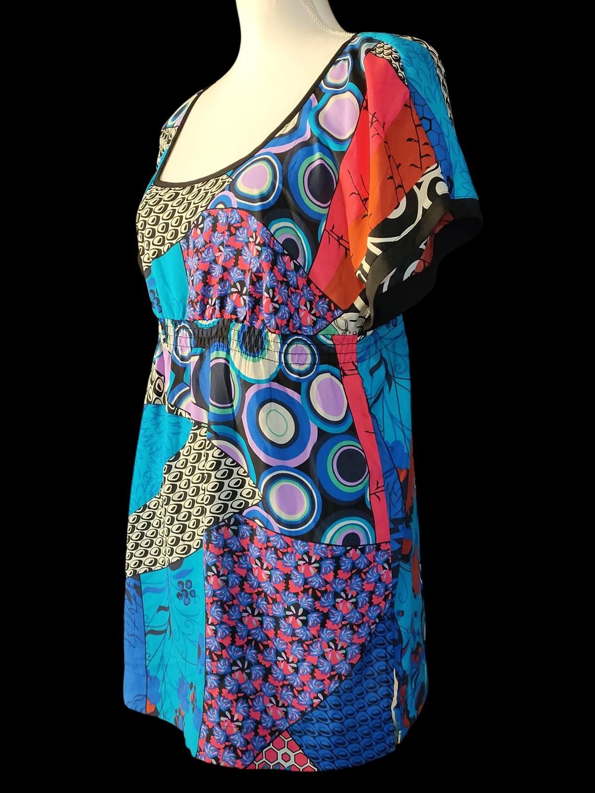 Other Matty M Women's Patchwork Pattern Top Size Medium Size M / US 6-8 / IT 42-44 - 5 Thumbnail