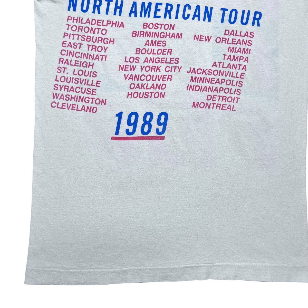 Band Tees Vintage 1989 The Rolling Stones Steel Wheels Tour Band Tee Size US M / EU 48-50 / 2 - 11 Thumbnail