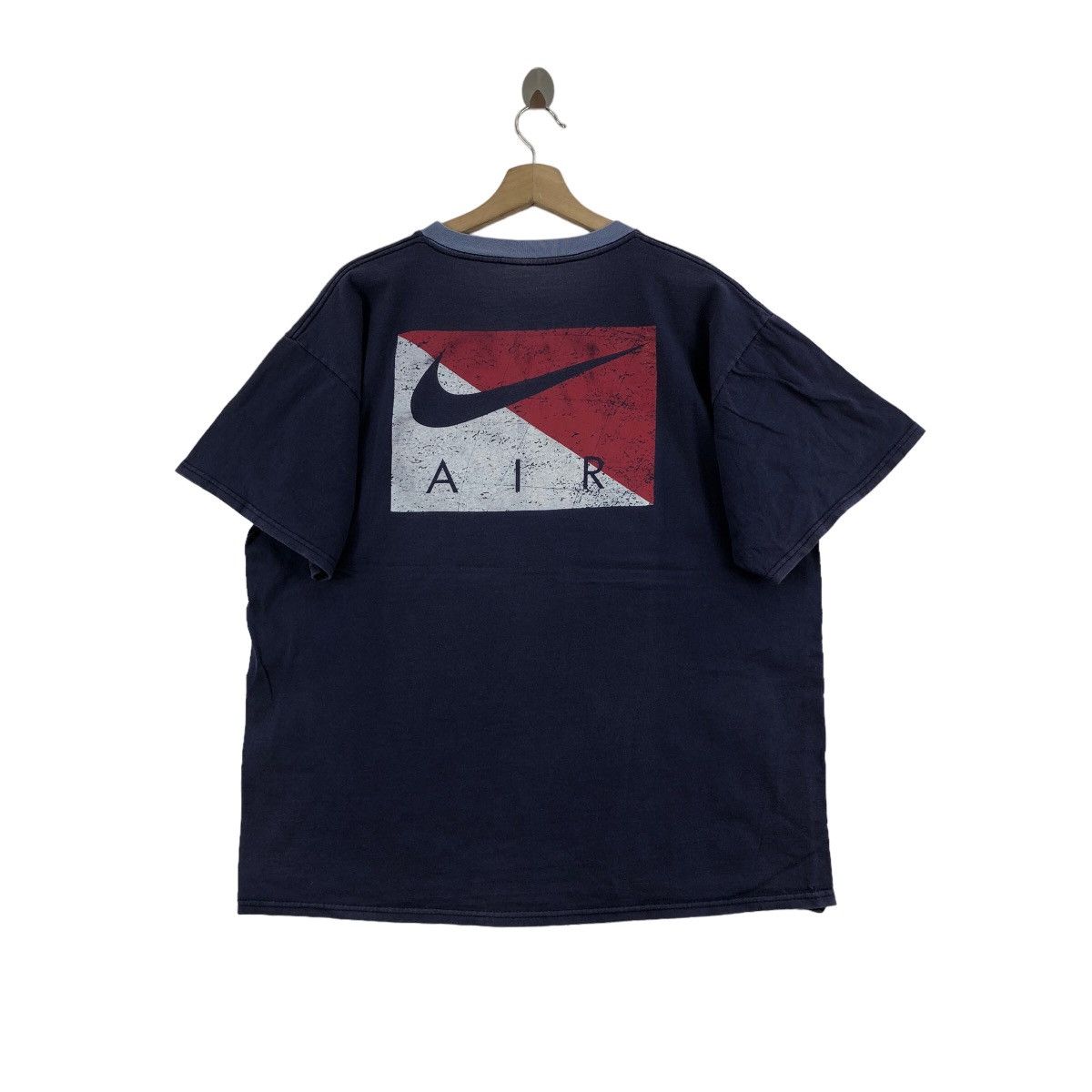 Nike × Vintage Vintage 90s NIKE T- Shirt Streetwear Size US L / EU 52-54 / 3 - 1 Thumbnail
