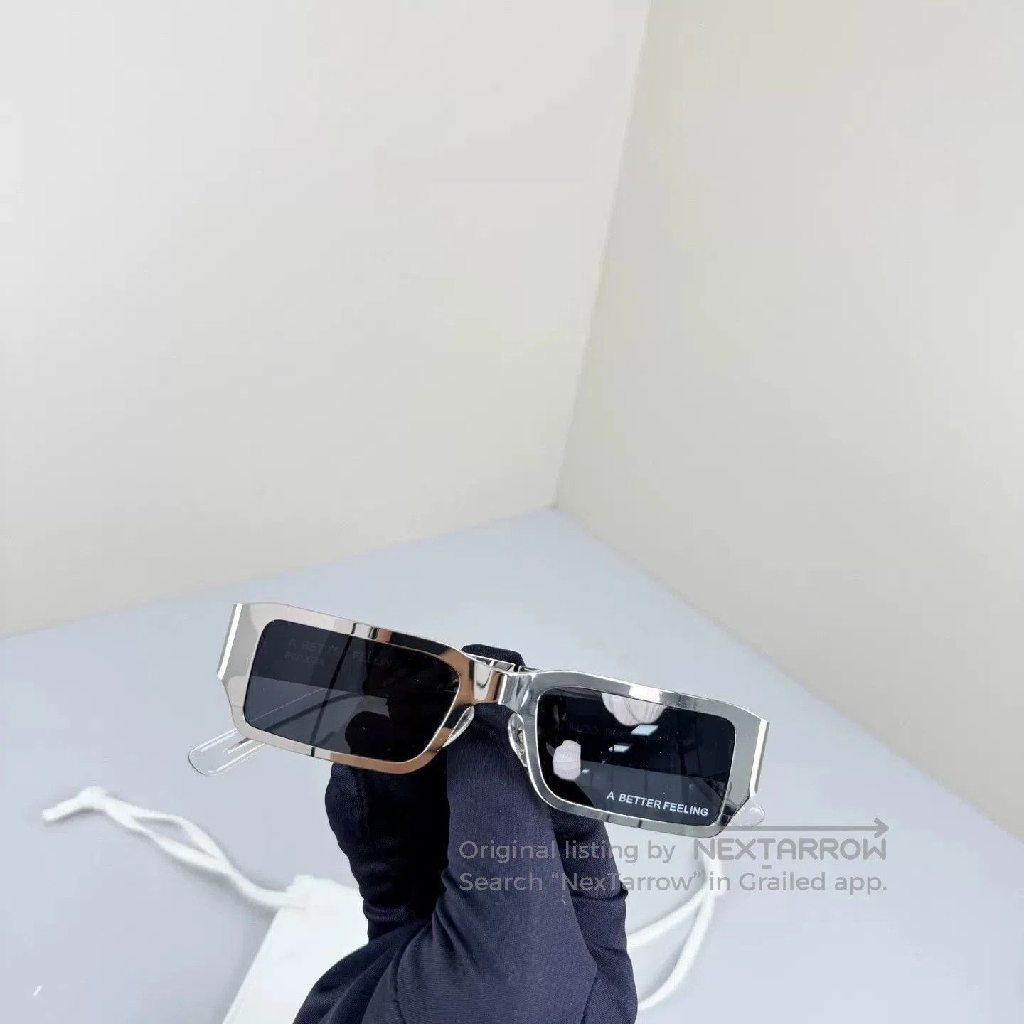 A Better Feeling A Better Feeling Metal Letter Sunglasses. Size ONE SIZE - 3 Thumbnail