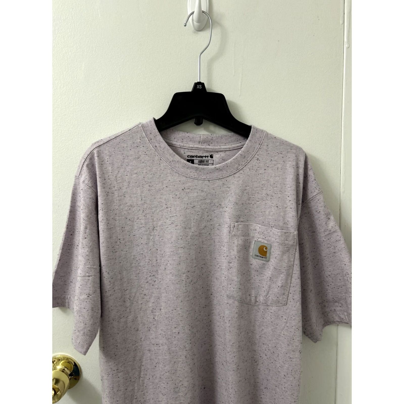 Carhartt VINTAGE Carhartt T-Shirt Mens S Purple Speckled Pocket Heavyweight S/S K87 V39 Size US S / EU 44-46 / 1 - 2 Thumbnail