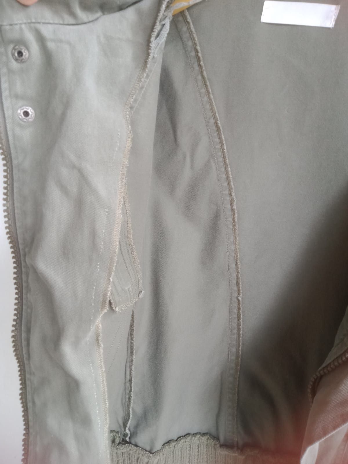 Japanese Brand RARE! Japan Vintage Bomber Maison Gilfy Green Army Jacket Size M / US 6-8 / IT 42-44 - 10 Thumbnail